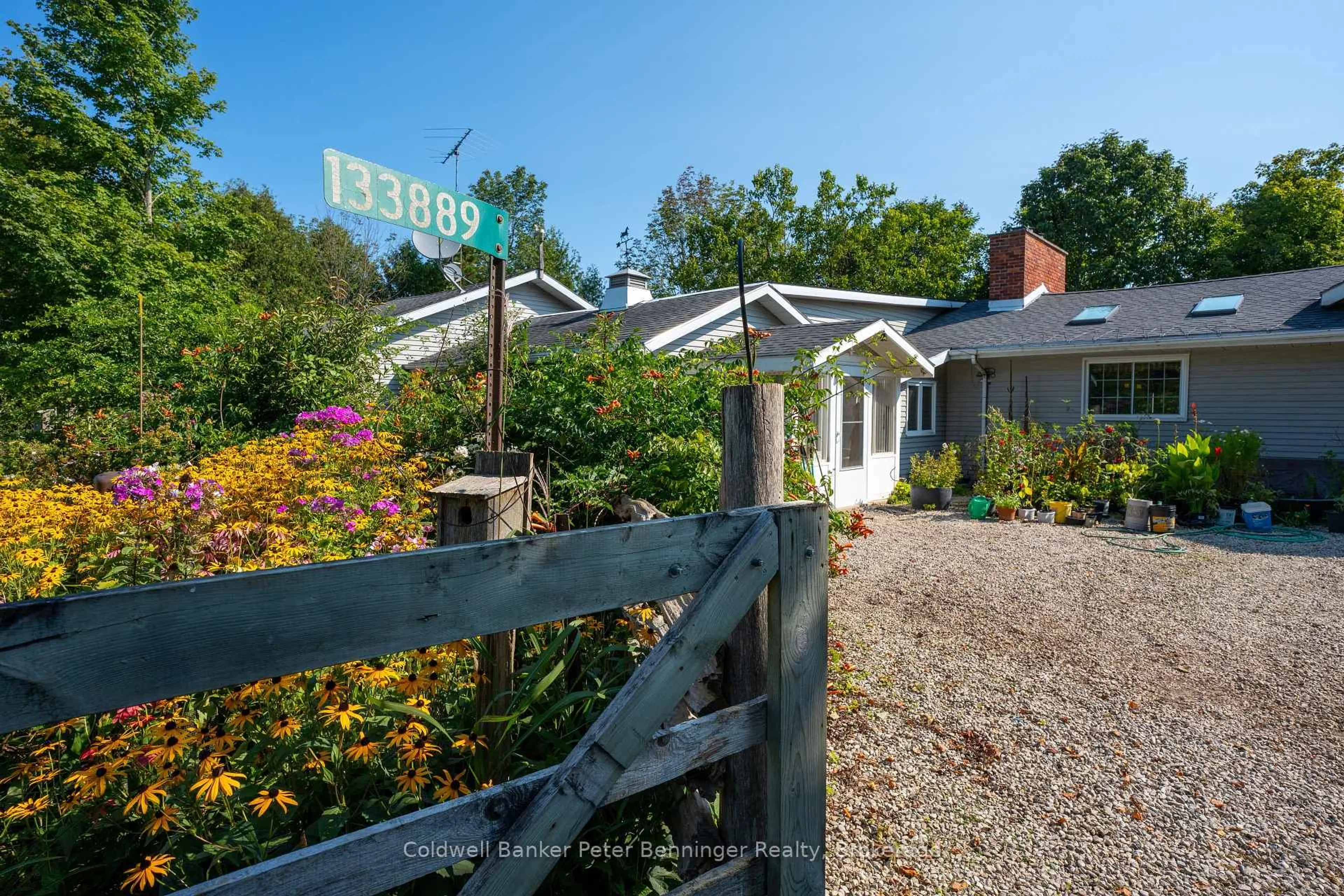 A pic from outside/outdoor area/front of a property/back of a property/a pic from drone, street for 133889 ALLAN PARK Rd, West Grey Ontario N0G 1S0