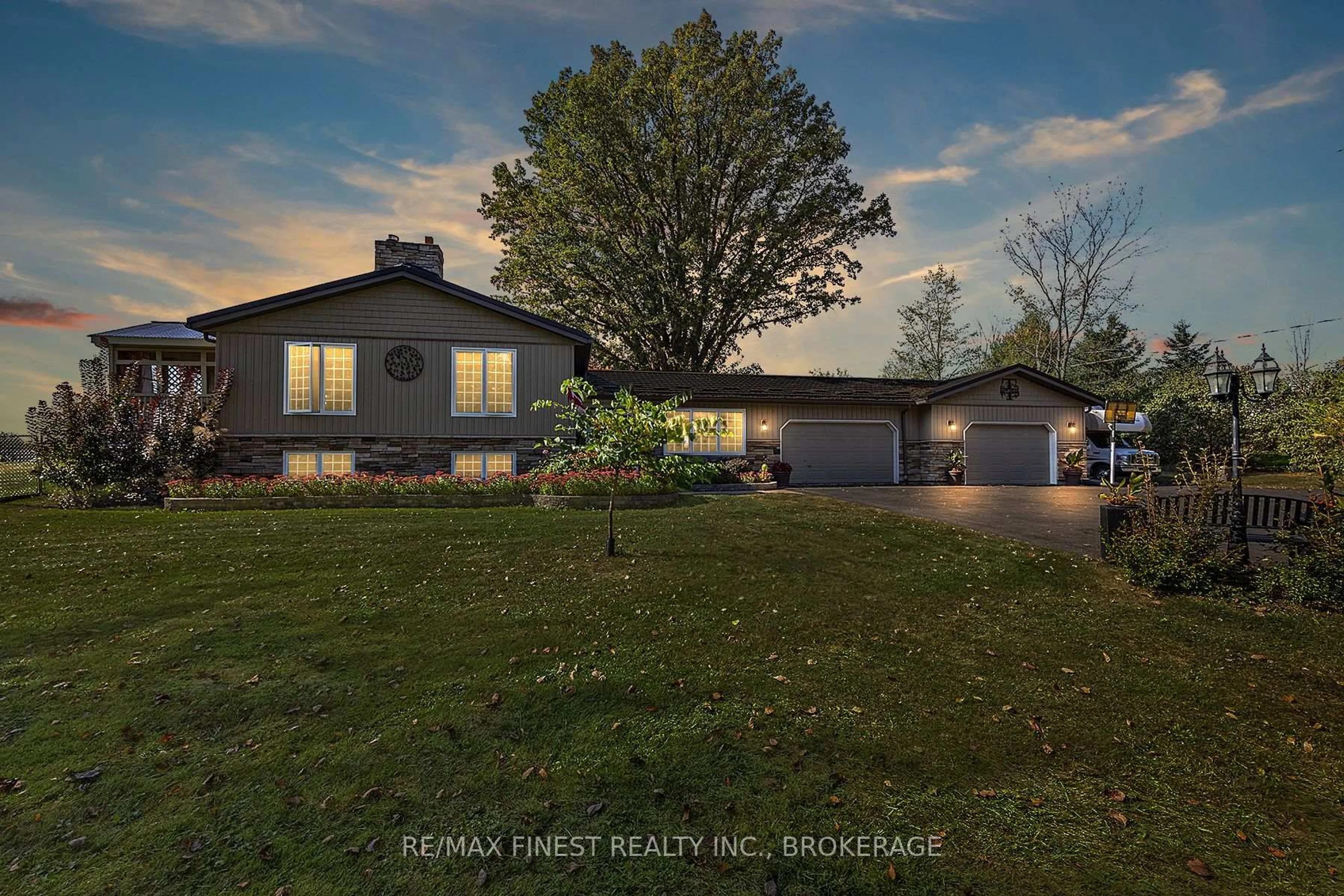 A pic from outside/outdoor area/front of a property/back of a property/a pic from drone, unknown for 4841 WOLFE SWAMP Rd, Harrowsmith Ontario K0H 1V0