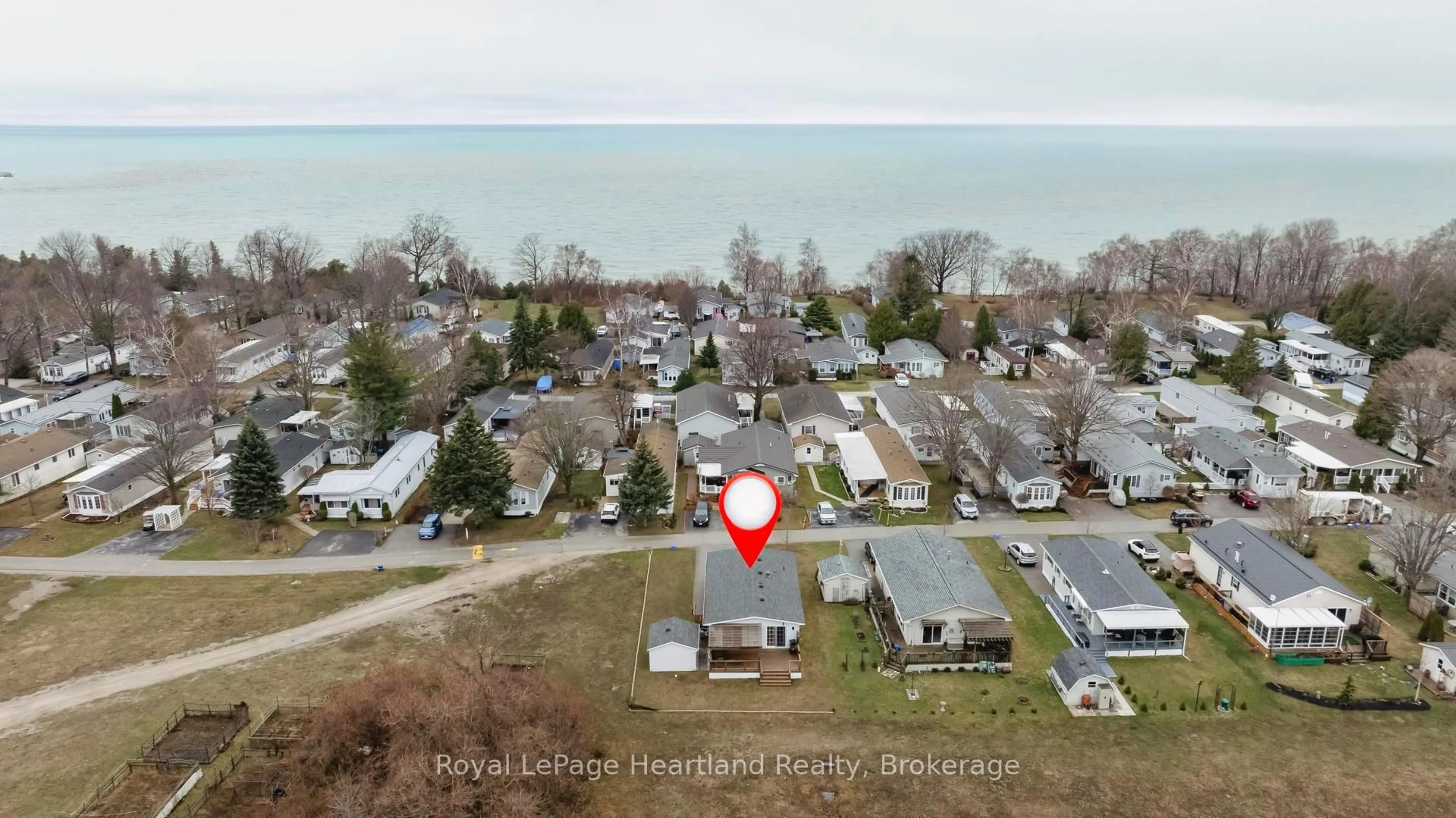 A pic from outside/outdoor area/front of a property/back of a property/a pic from drone, water/lake/river/ocean view for 52 ALGONQUIN Lane, Ashfield-Colborne-Wawanosh Ontario N7A 3Y2
