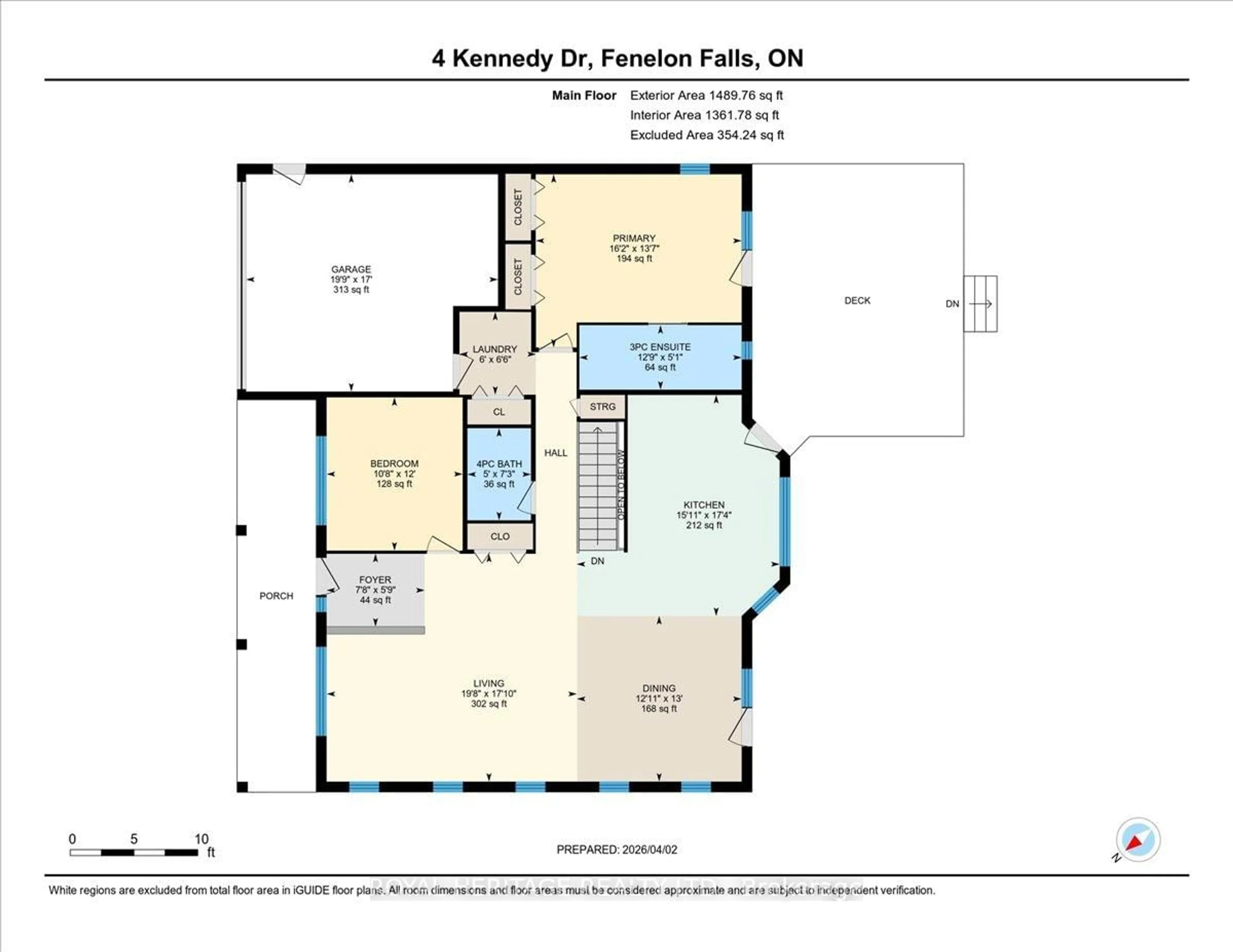 Floor plan for 4 Kennedy Dr, Kawartha Lakes Ontario K0M 1N0