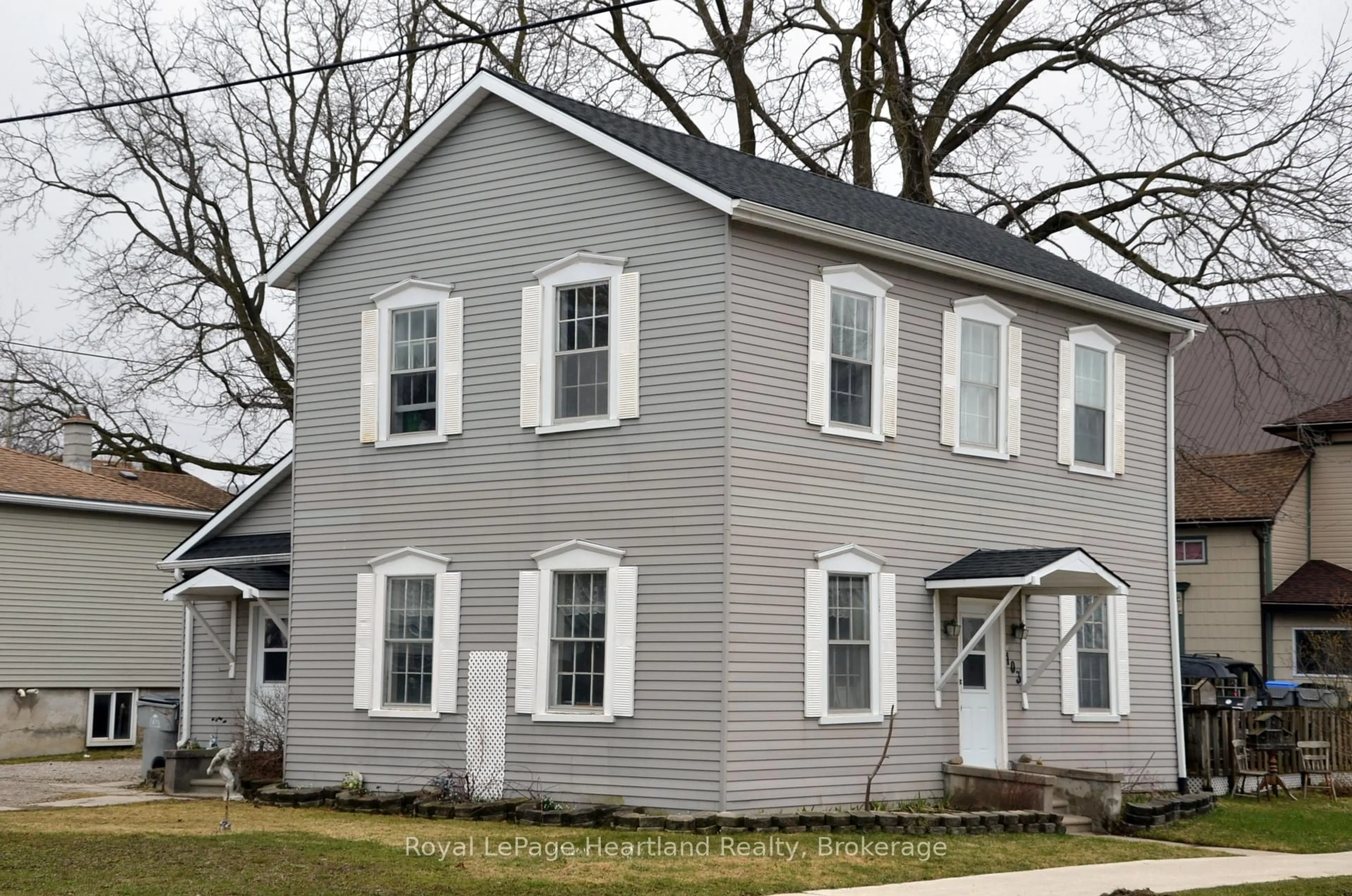 Home with vinyl exterior material, street for 103 James St, Central Huron Ontario N0M 1L0