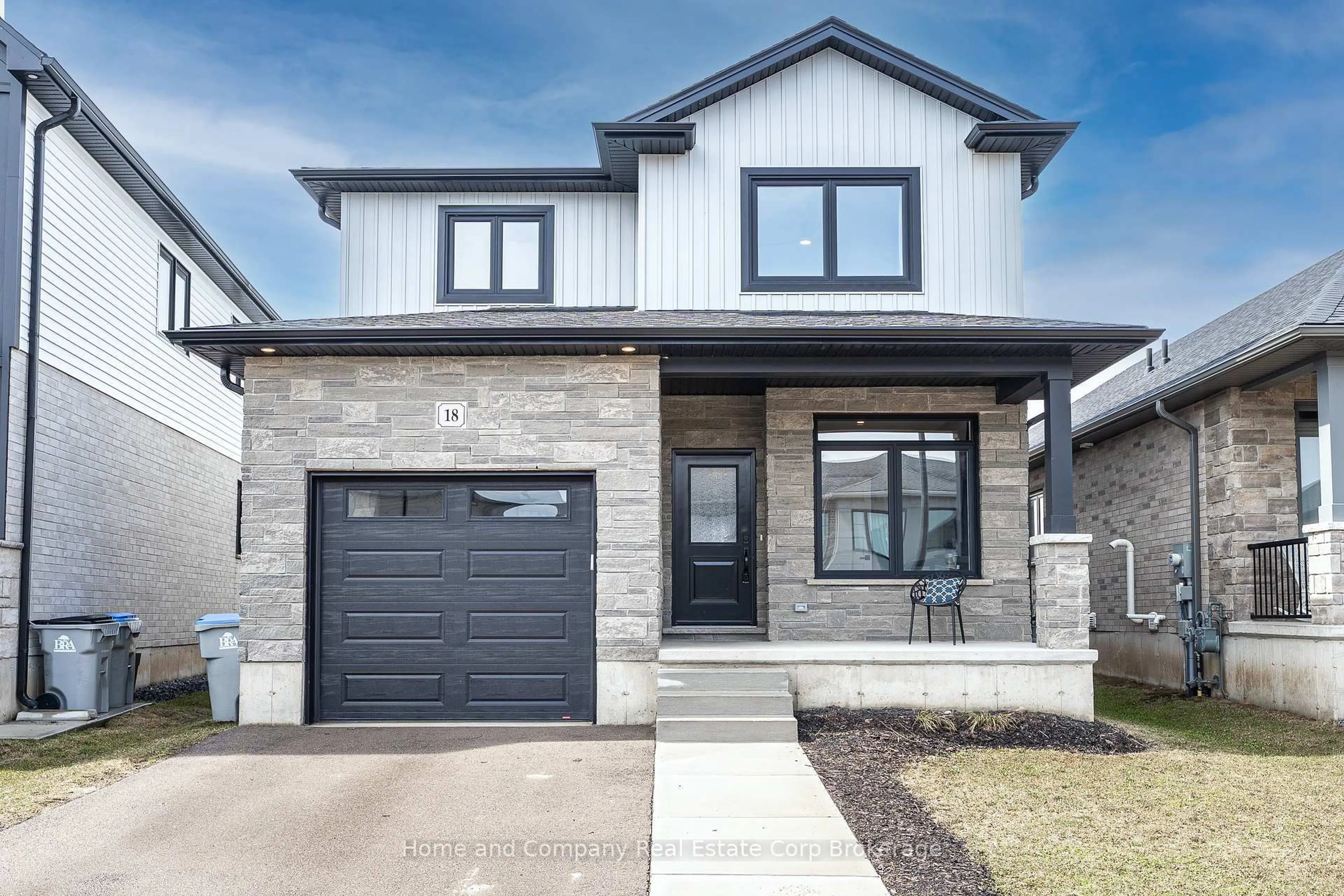 Home with brick exterior material, street for 18 Trail Side Dr, St. Marys Ontario N4X 0C1