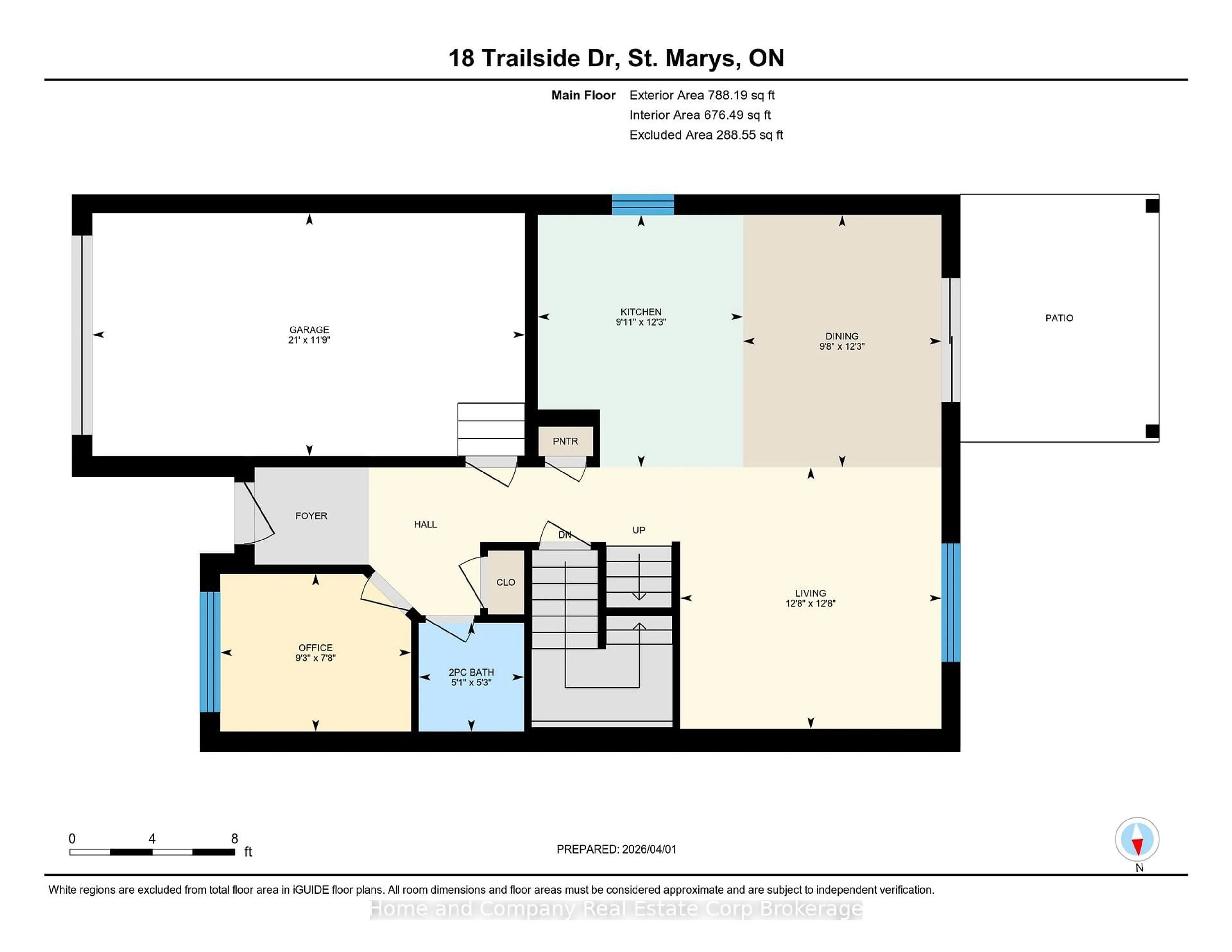 Floor plan for 18 Trail Side Dr, St. Marys Ontario N4X 0C1