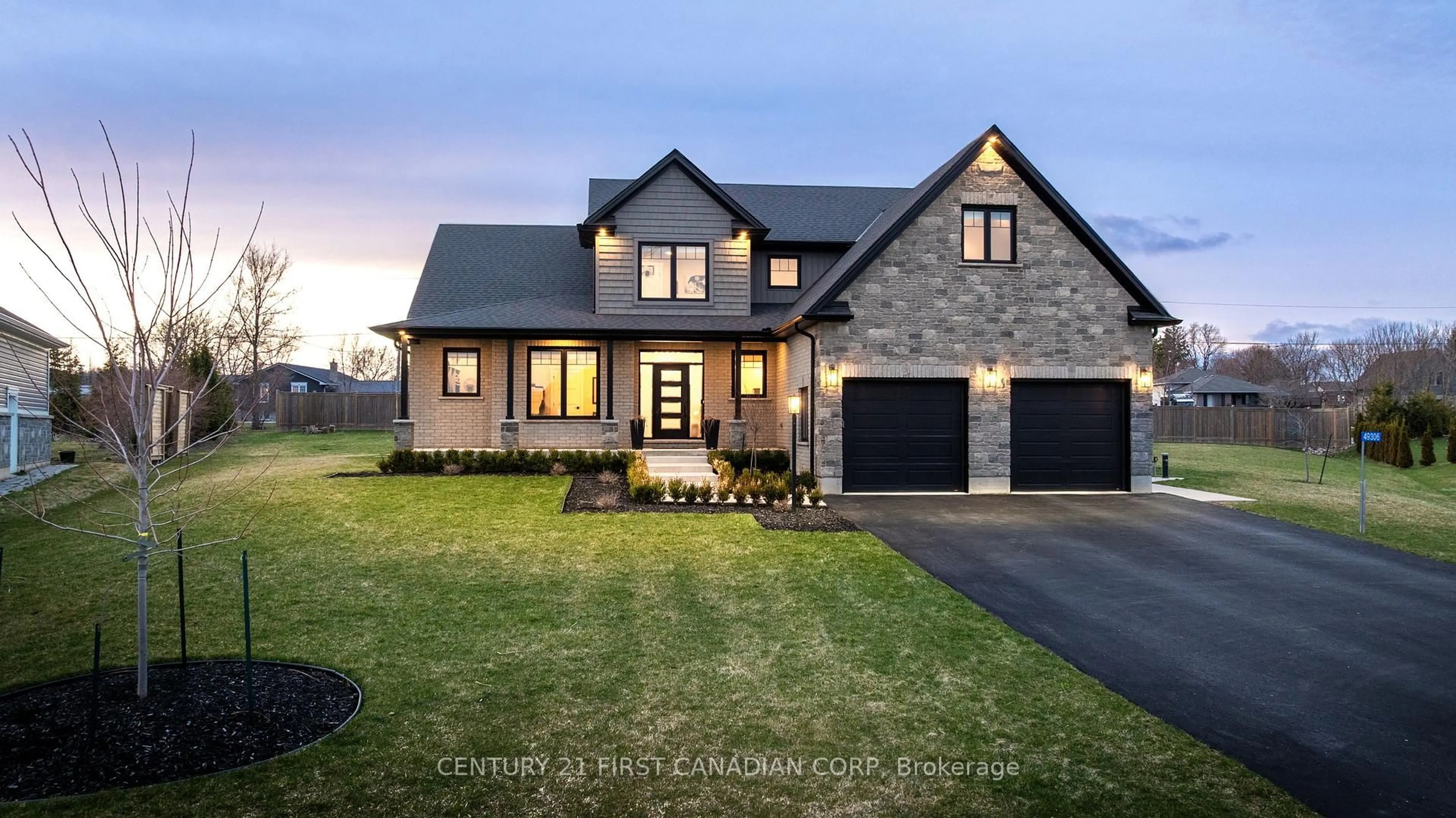 Home with brick exterior material, street for 49306 Ashland Ave, Malahide Ontario N0L 2J0