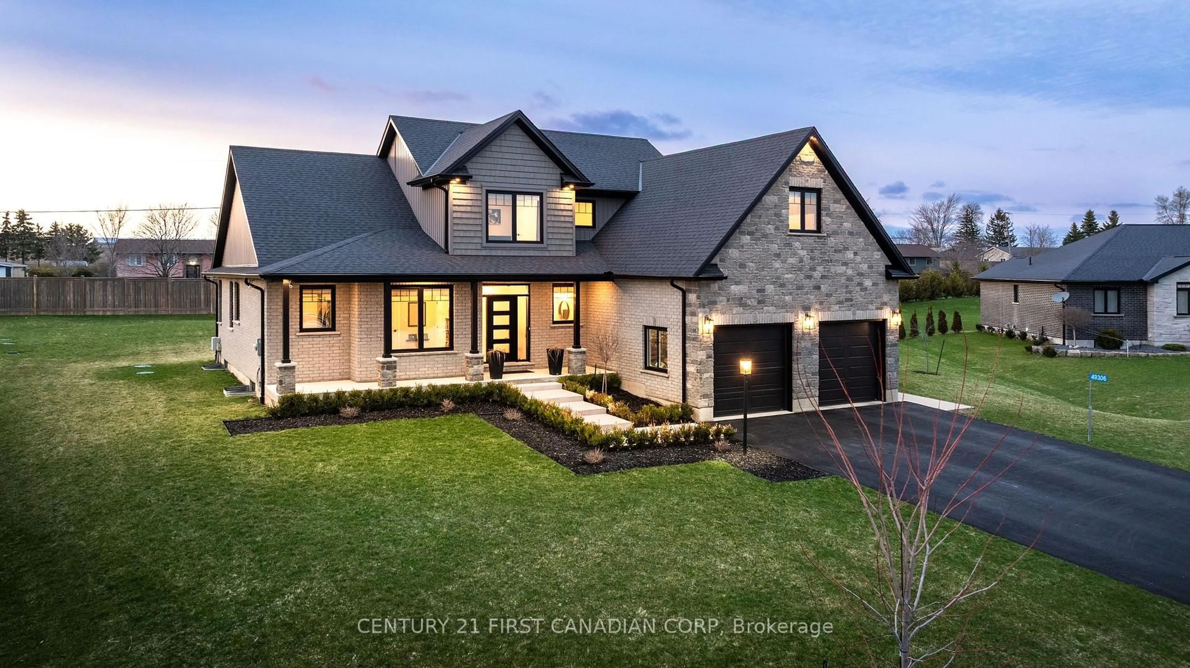 Home with brick exterior material, street for 49306 Ashland Ave, Malahide Ontario N0L 2J0