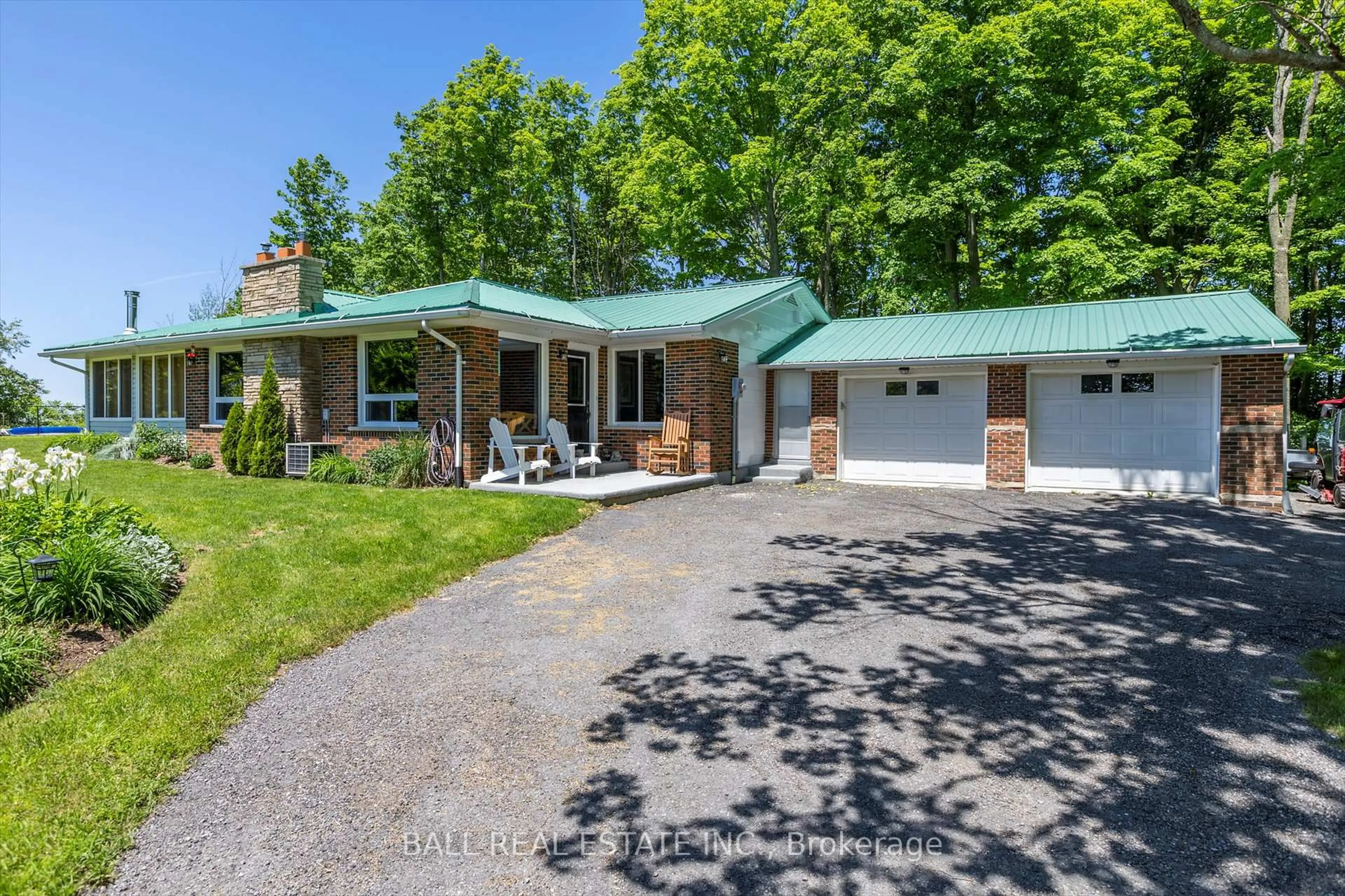 A pic from outside/outdoor area/front of a property/back of a property/a pic from drone, street for 166 County 35 Rd, Trent Hills Ontario K0L 1Y0