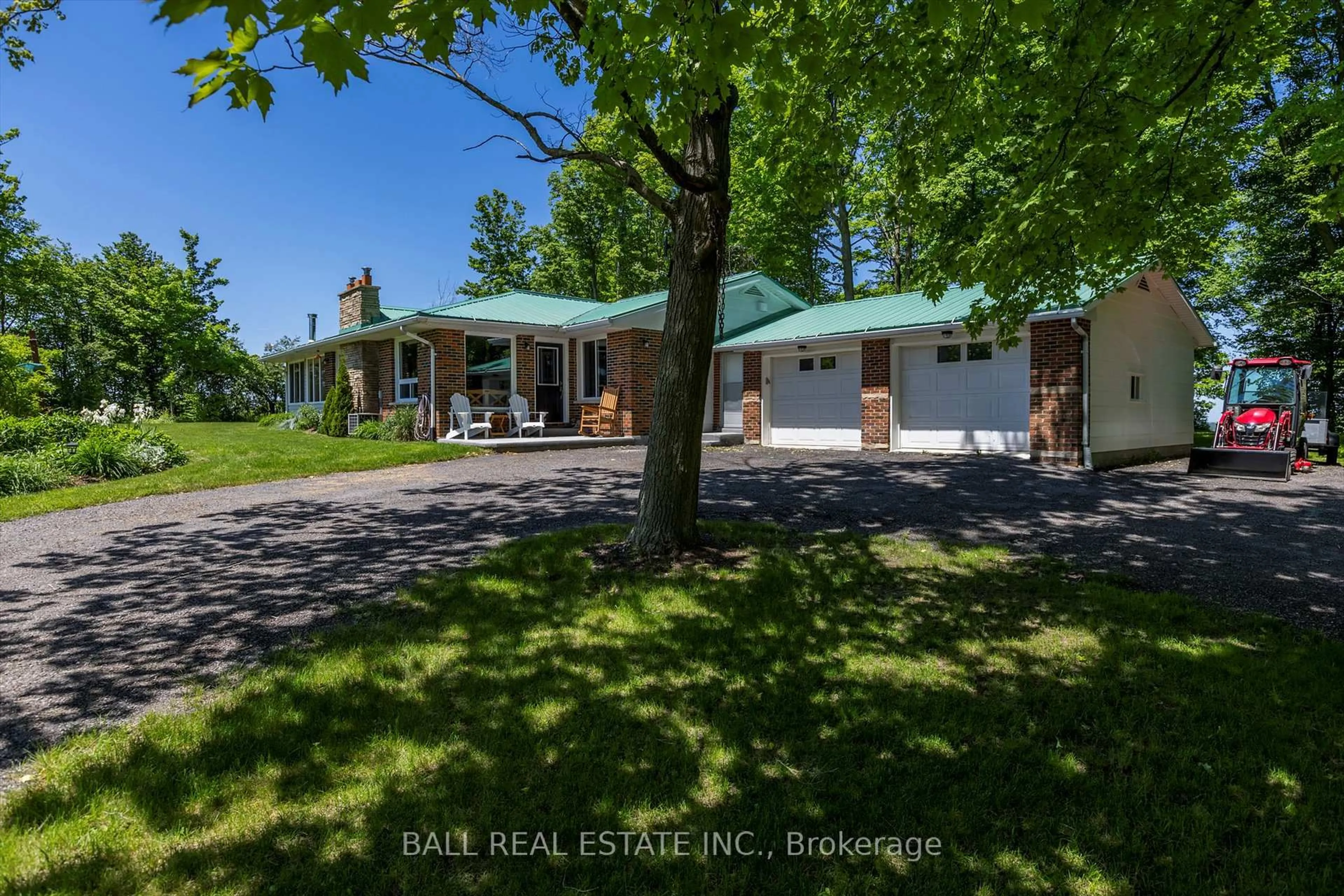 A pic from outside/outdoor area/front of a property/back of a property/a pic from drone, water/lake/river/ocean view for 166 County 35 Rd, Trent Hills Ontario K0L 1Y0