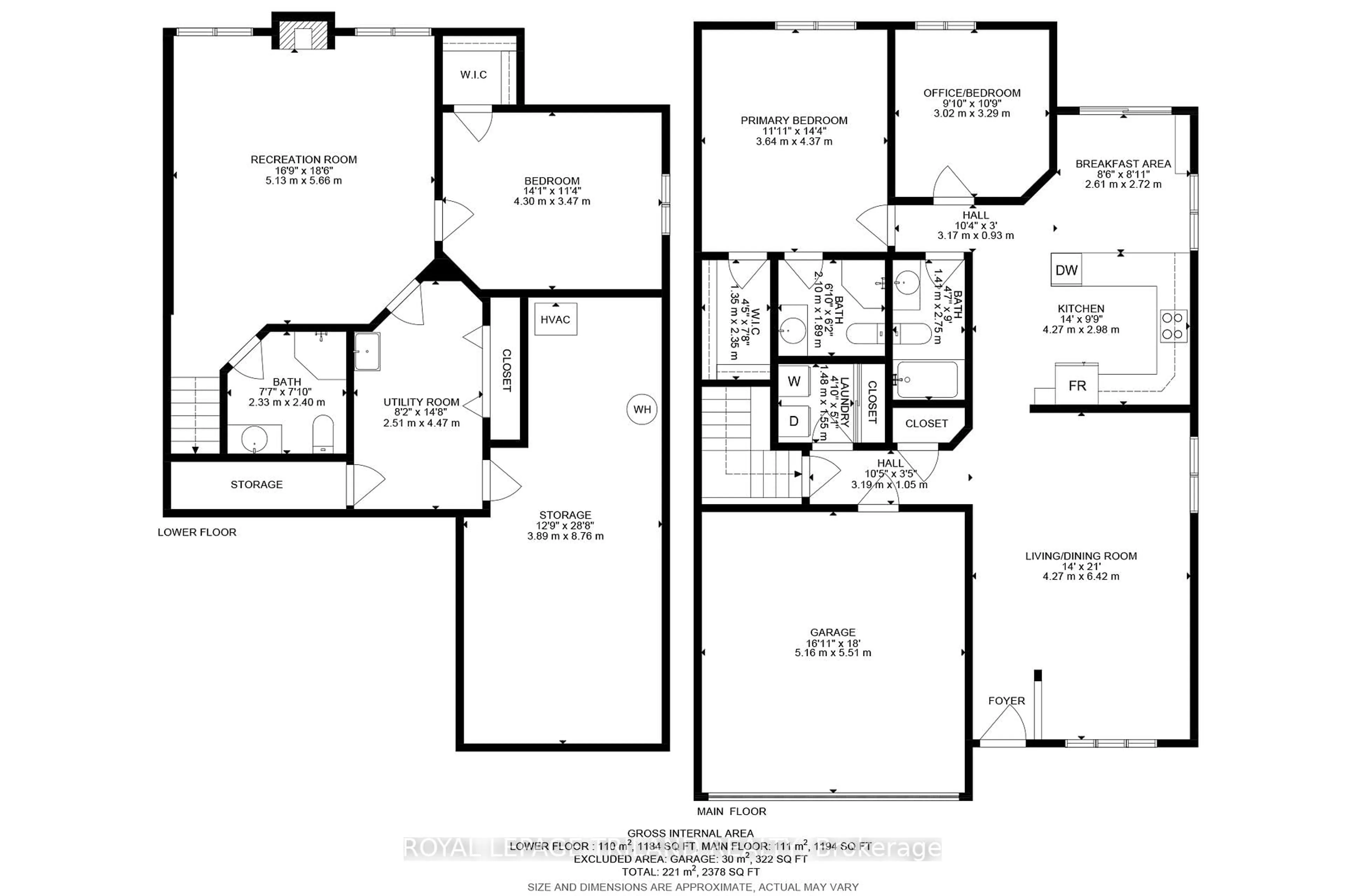 Floor plan for 572 Thistlewood Dr #58, London North Ontario N5X 4N7