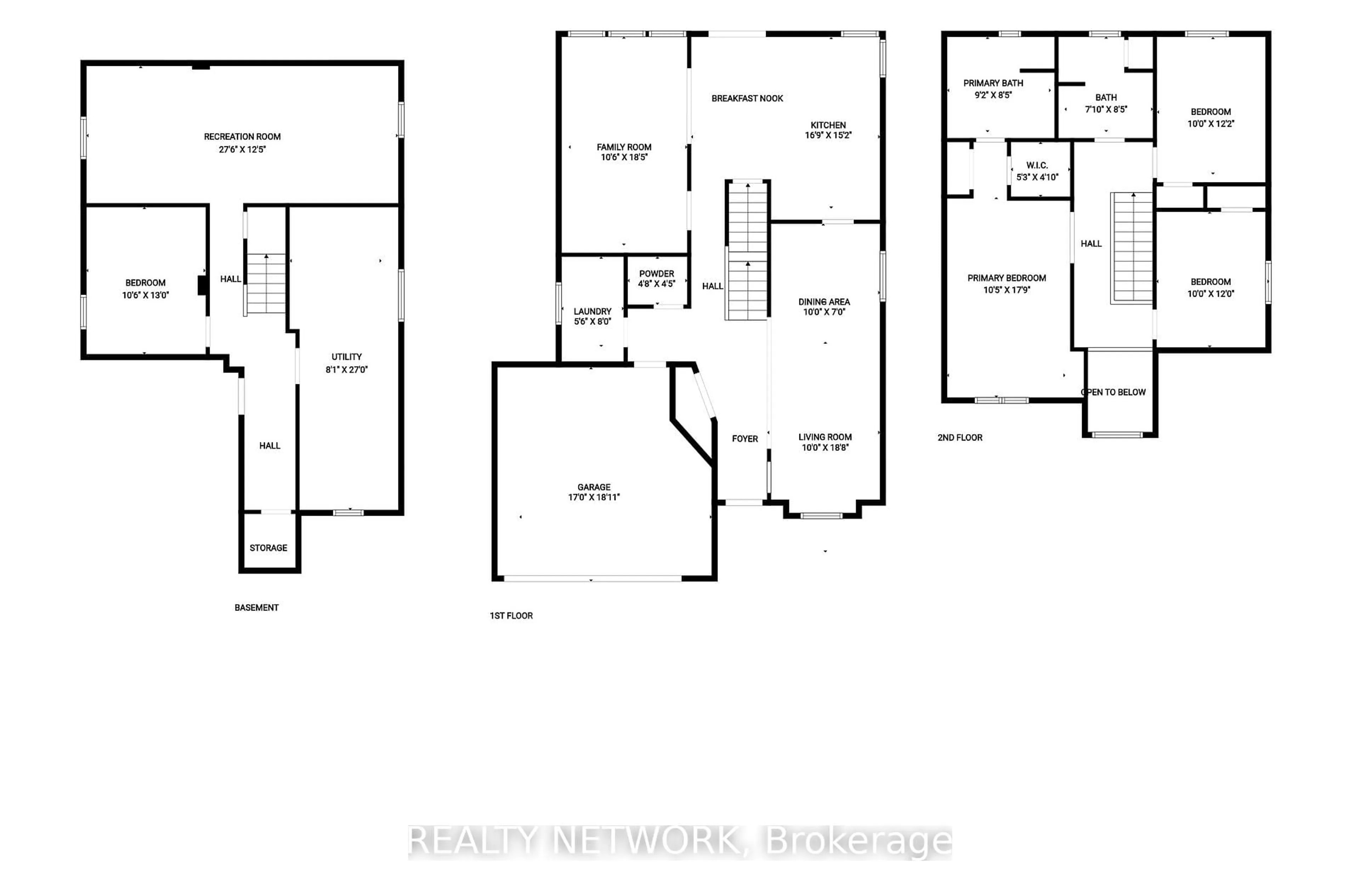 Floor plan for 40 Artistic Blvd, Hamilton Ontario L8T 4Z9