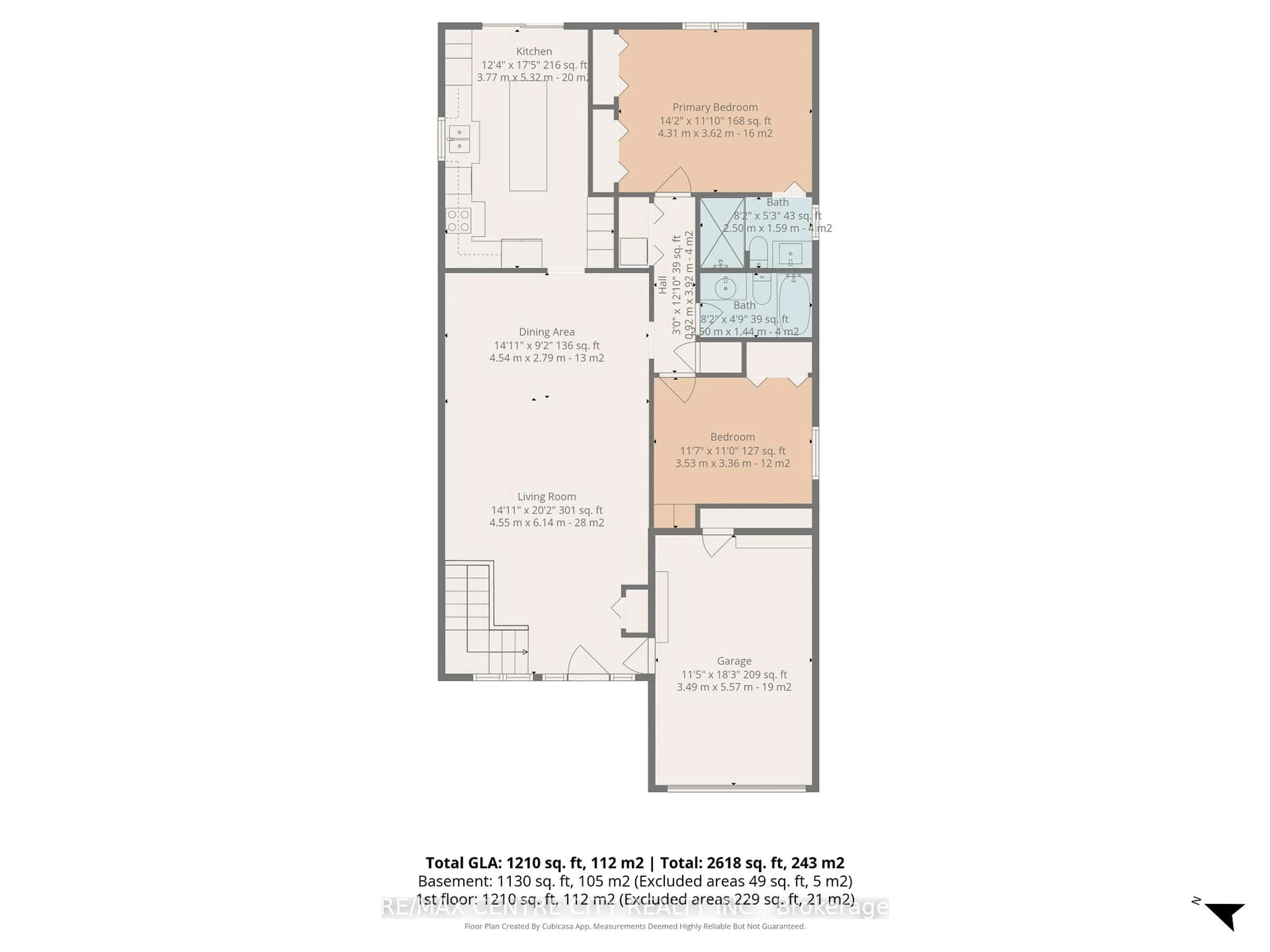 Floor plan for 145 North Centre Rd #39, London North Ontario N5X 4C7