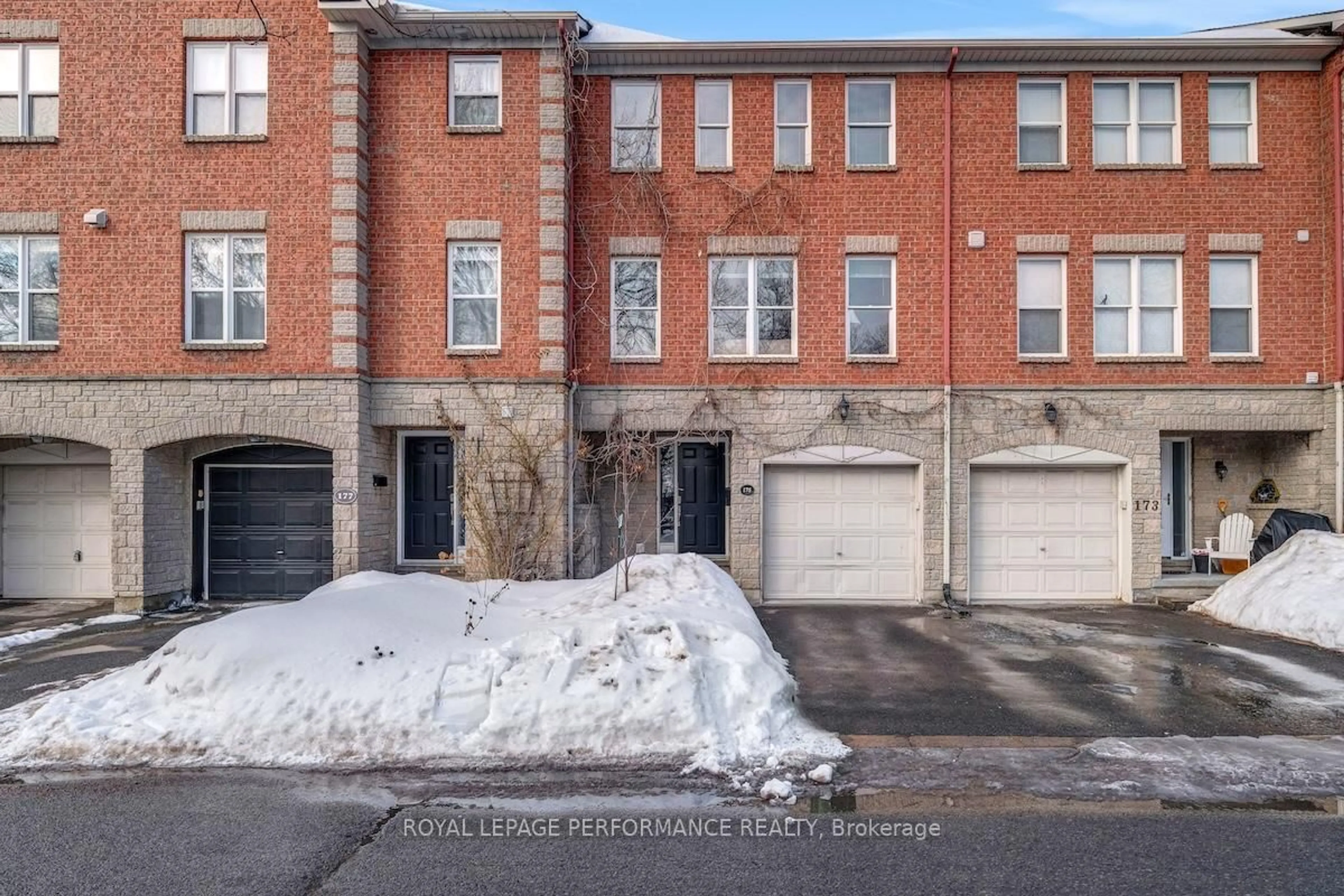 Home with brick exterior material, street for 175 Arcola Private, Ottawa Ontario K1K 4W9