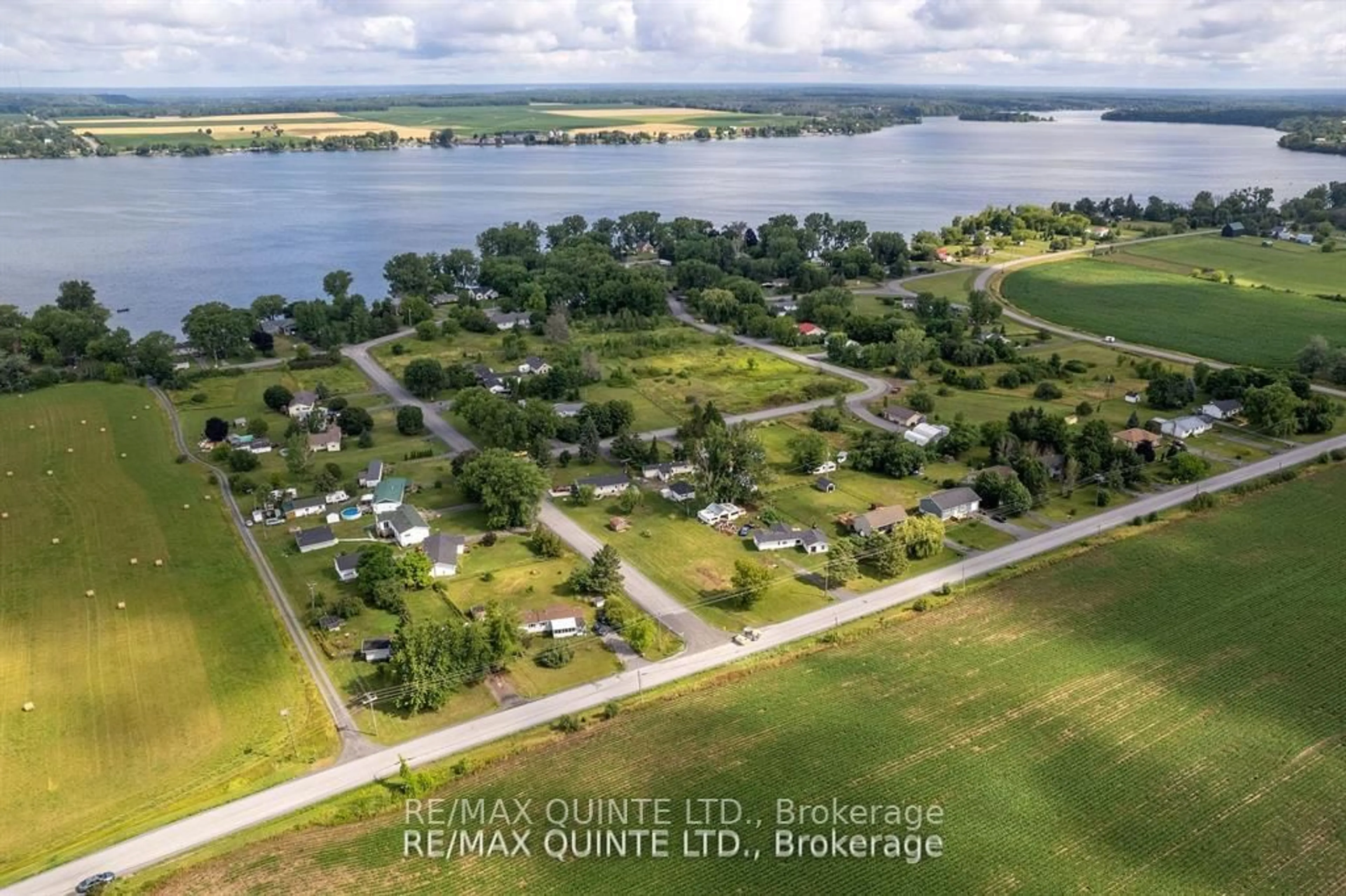 A pic from outside/outdoor area/front of a property/back of a property/a pic from drone, water/lake/river/ocean view for 00 Moore Ave, Napanee Ontario K7R 3K7