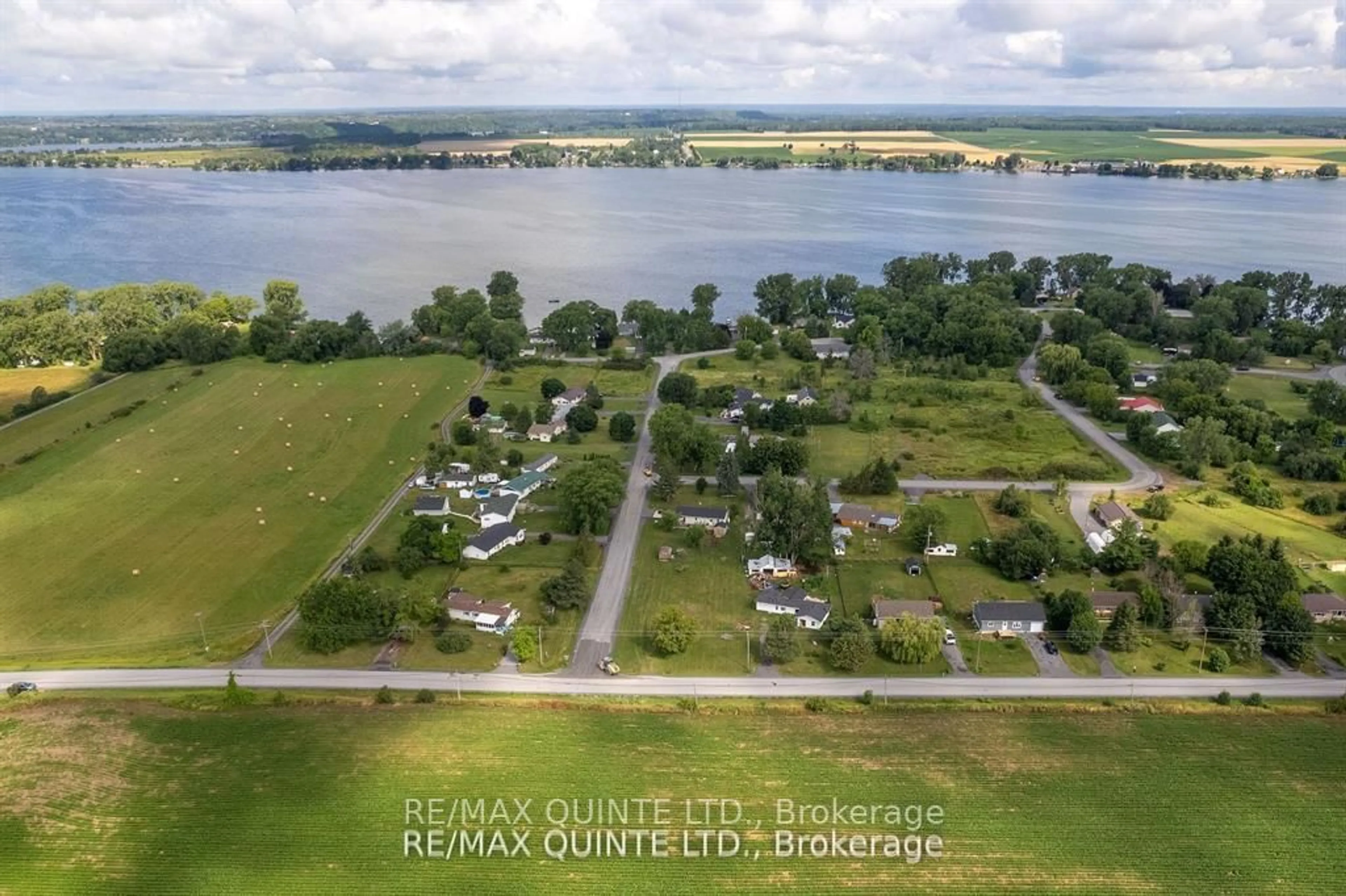 A pic from outside/outdoor area/front of a property/back of a property/a pic from drone, water/lake/river/ocean view for 00 Moore Ave, Napanee Ontario K7R 3K7