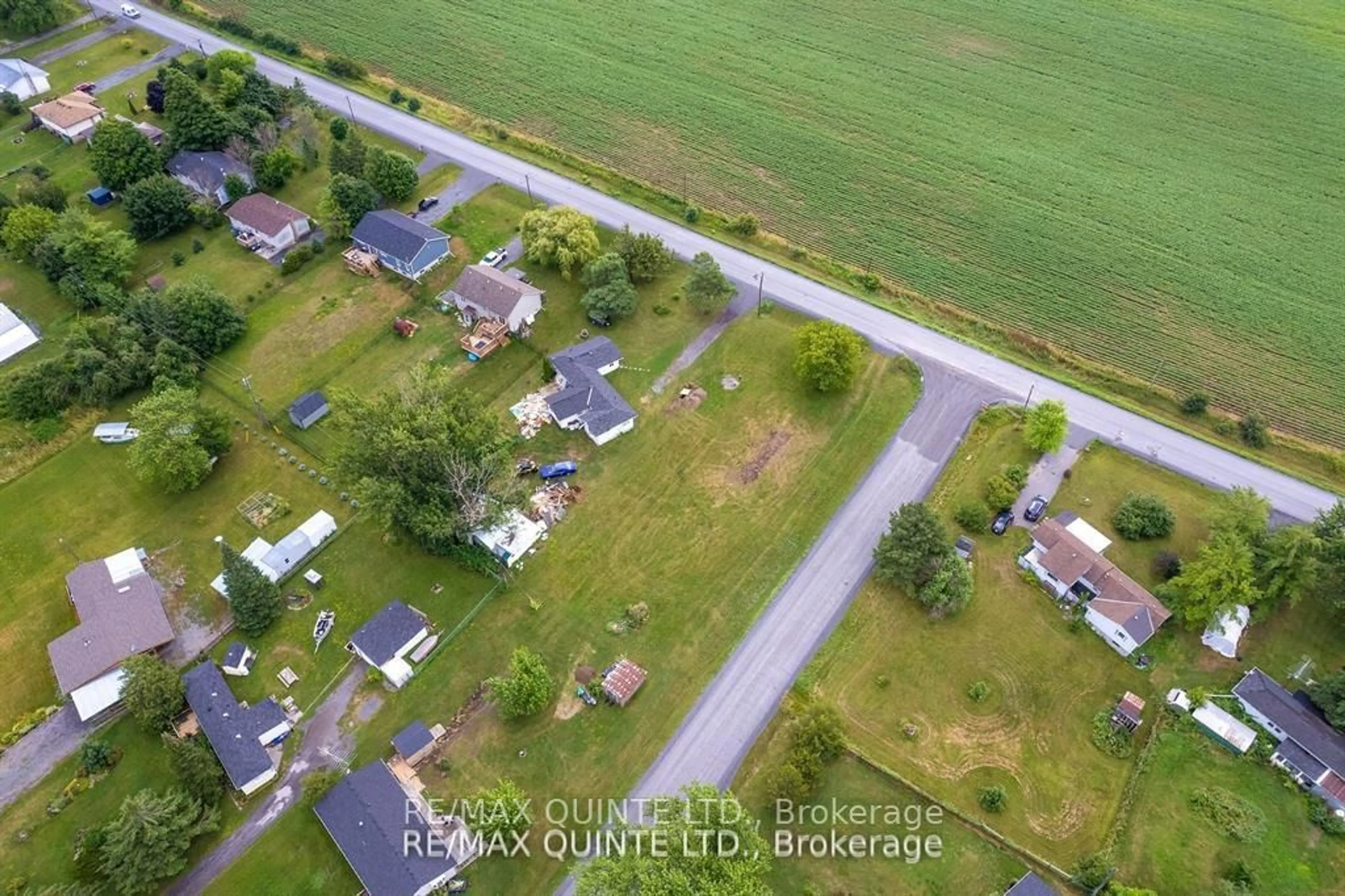 A pic from outside/outdoor area/front of a property/back of a property/a pic from drone, street for 00 Moore Ave, Napanee Ontario K7R 3K7