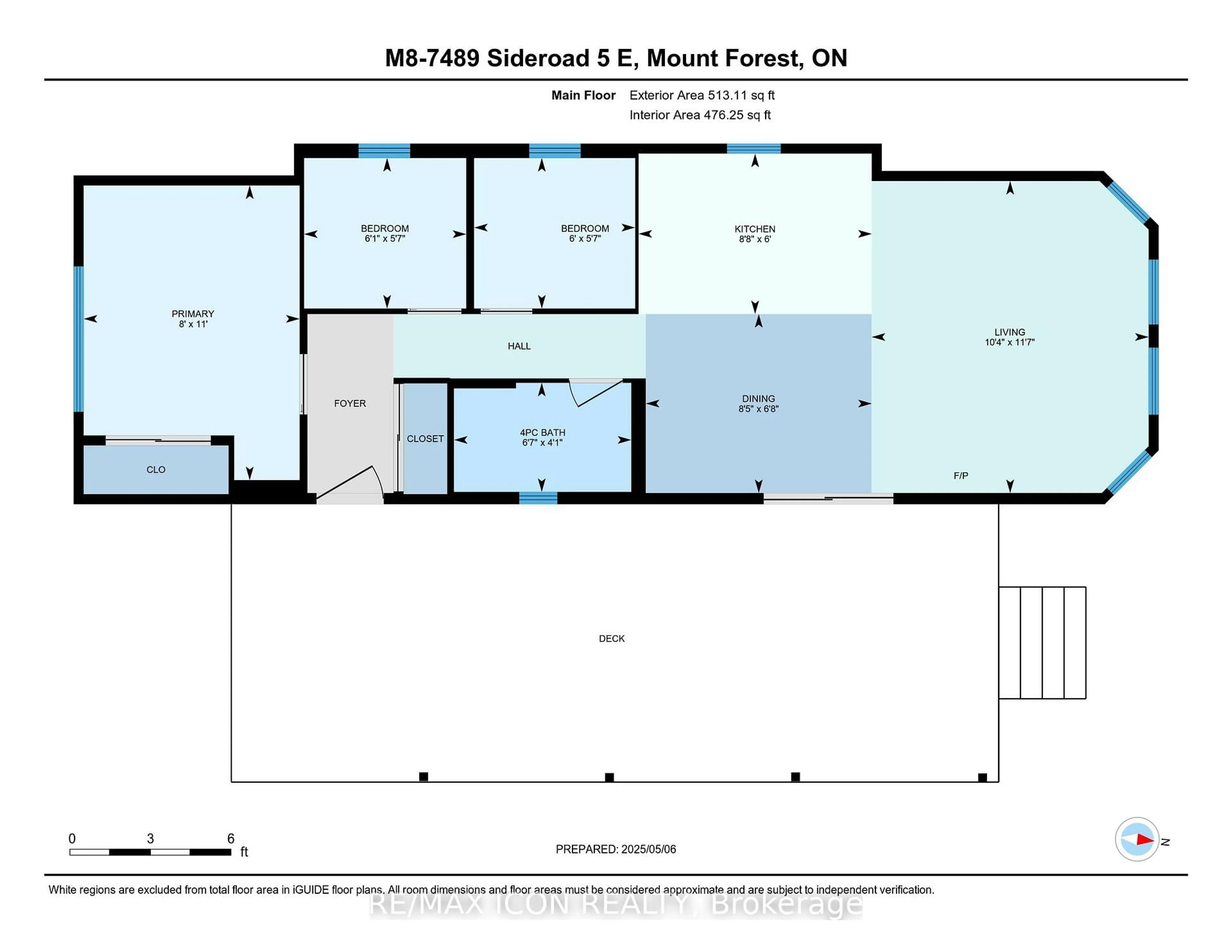 Floor plan for 8 Maple, Wellington North Ontario N0G 2L0