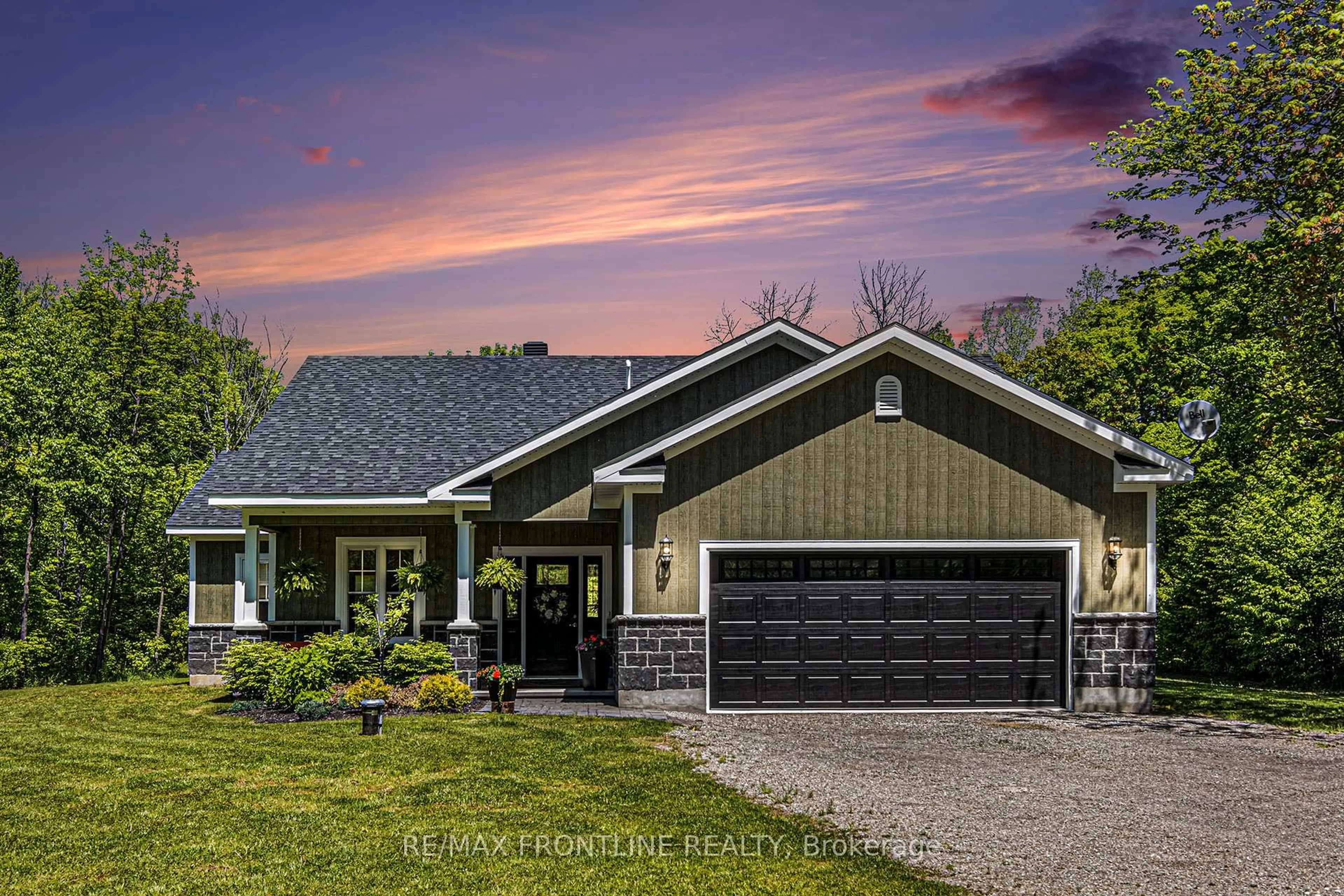 Home with vinyl exterior material, street for 4780 C Briton-Houghton Bay Rd, Rideau Lakes Ontario K0G 1V0