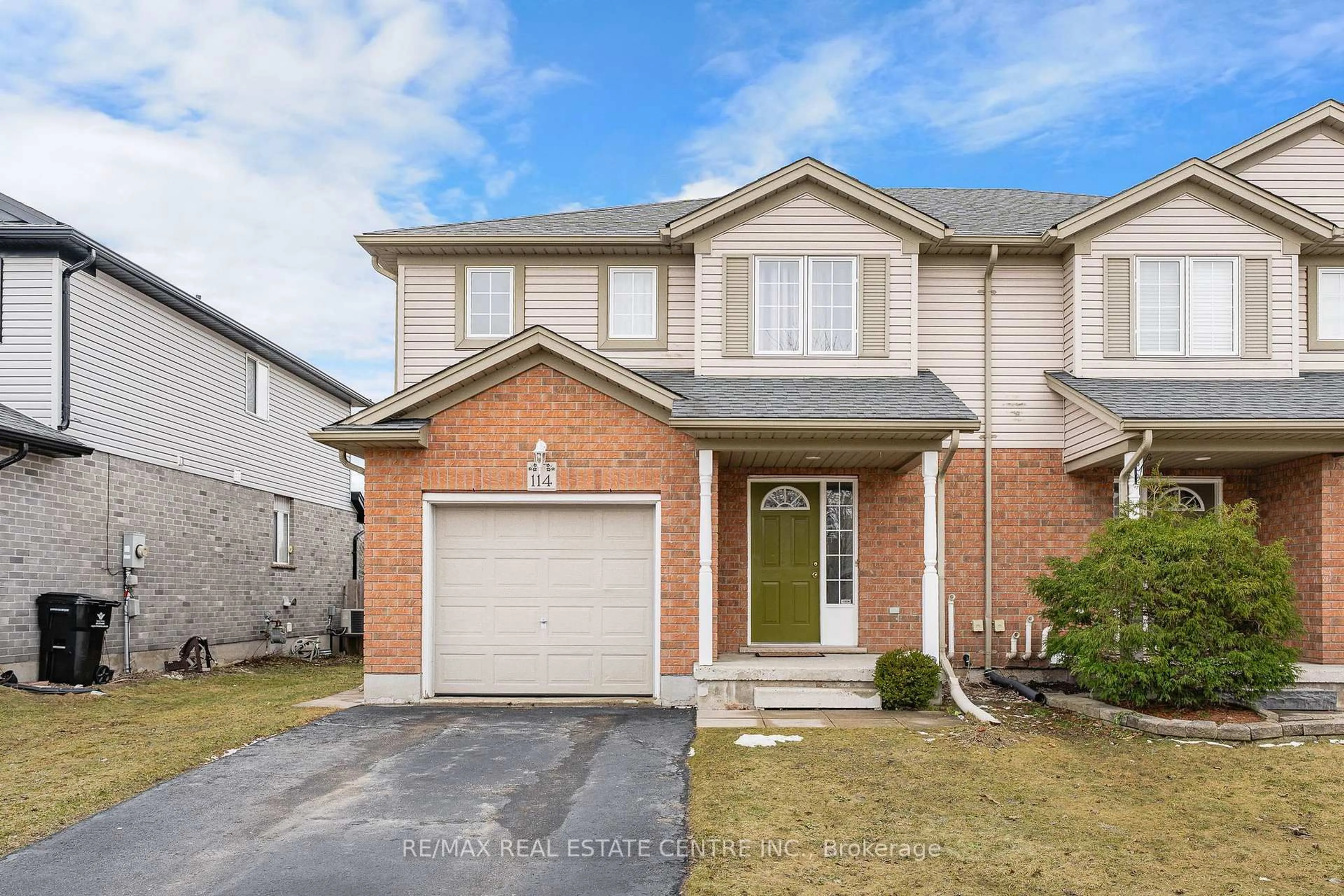 Home with brick exterior material, street for 114 Stiefelmeyer Cres, Wilmot Ontario N3A 4K6