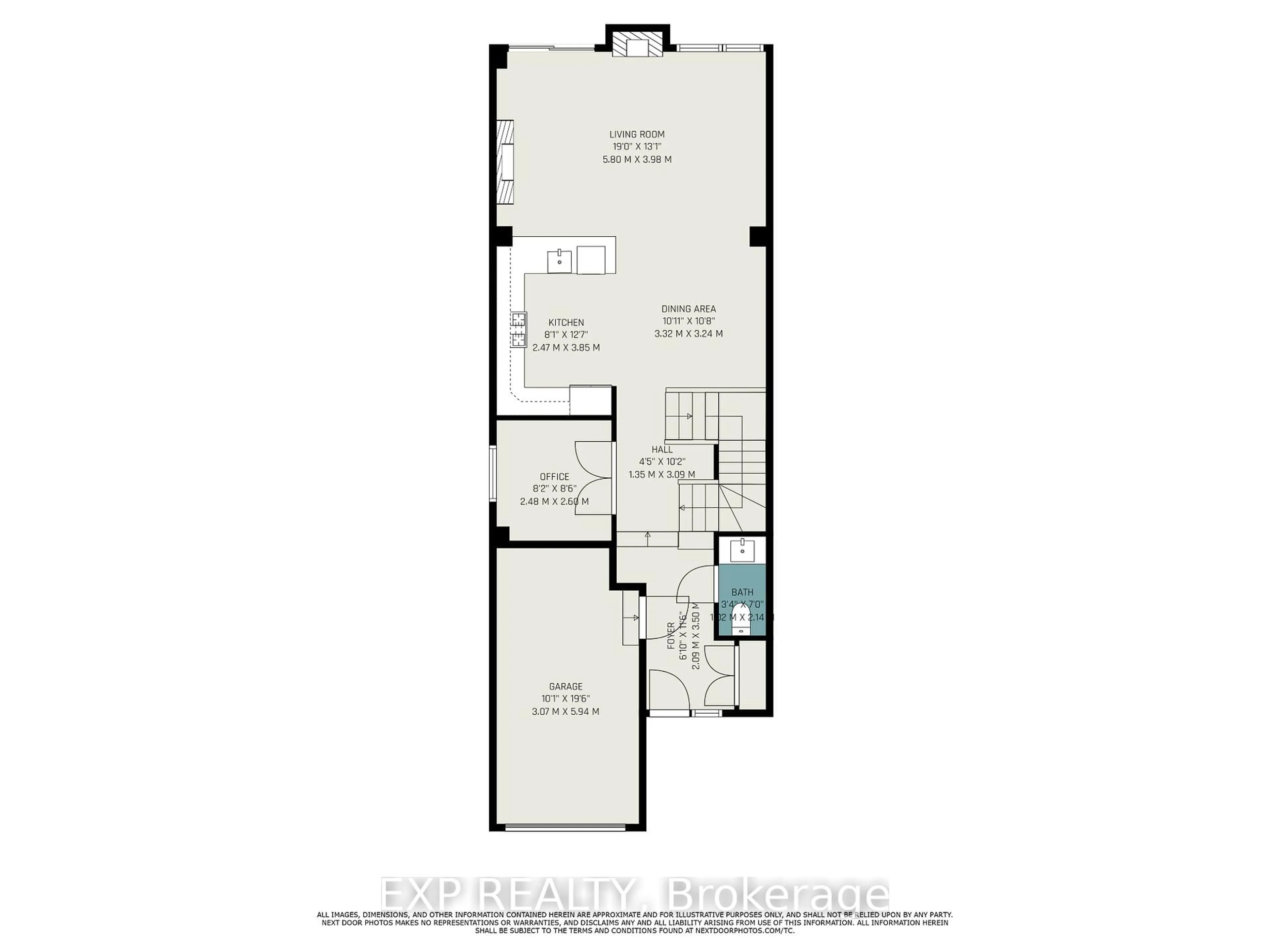 Floor plan for 147 Wabikon Cres, Ottawa Ontario K1X 0H8