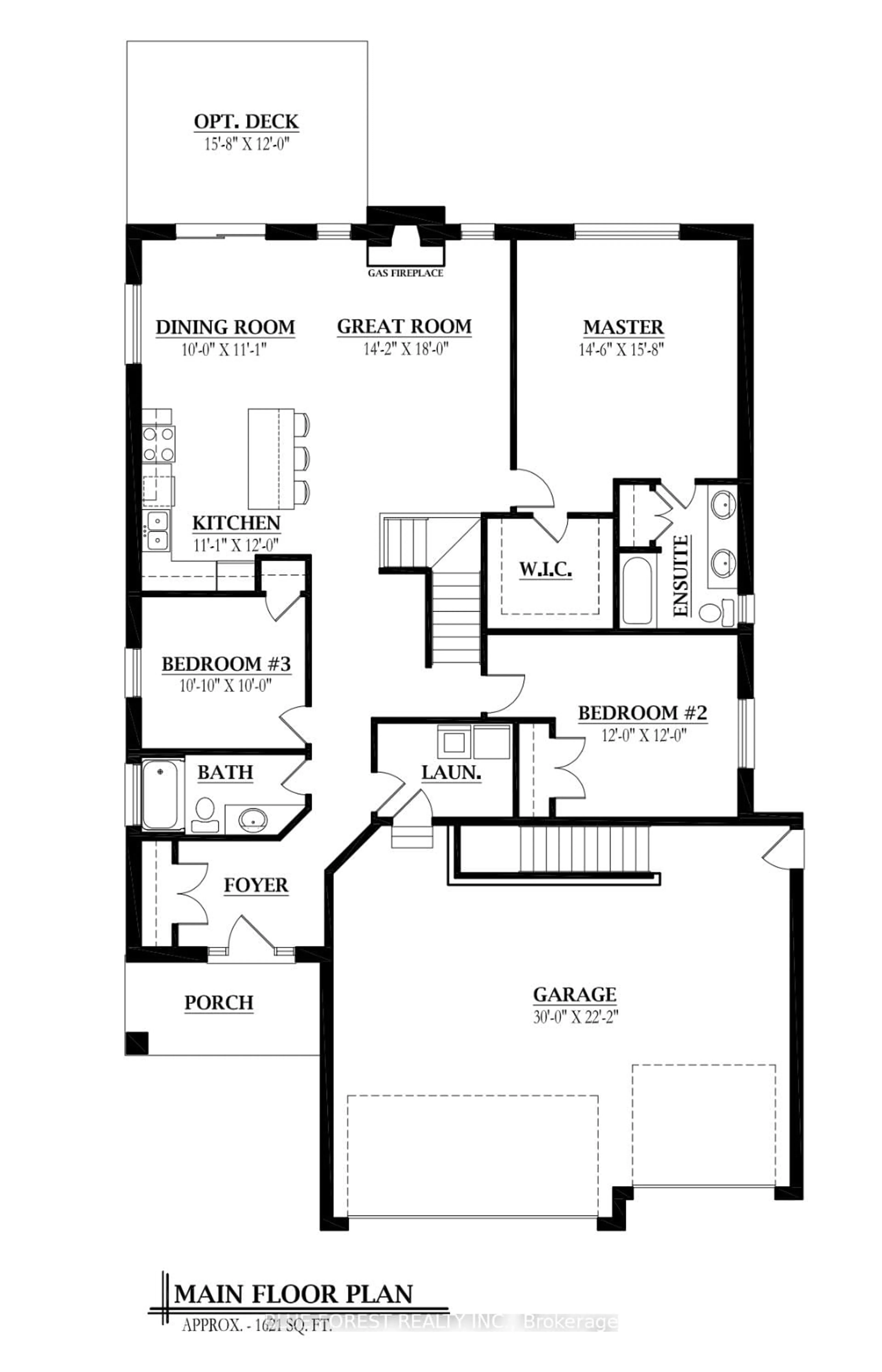 Floor plan for Lot 27 DEMELO Crt, Southwest Middlesex Ontario N0L 1M0