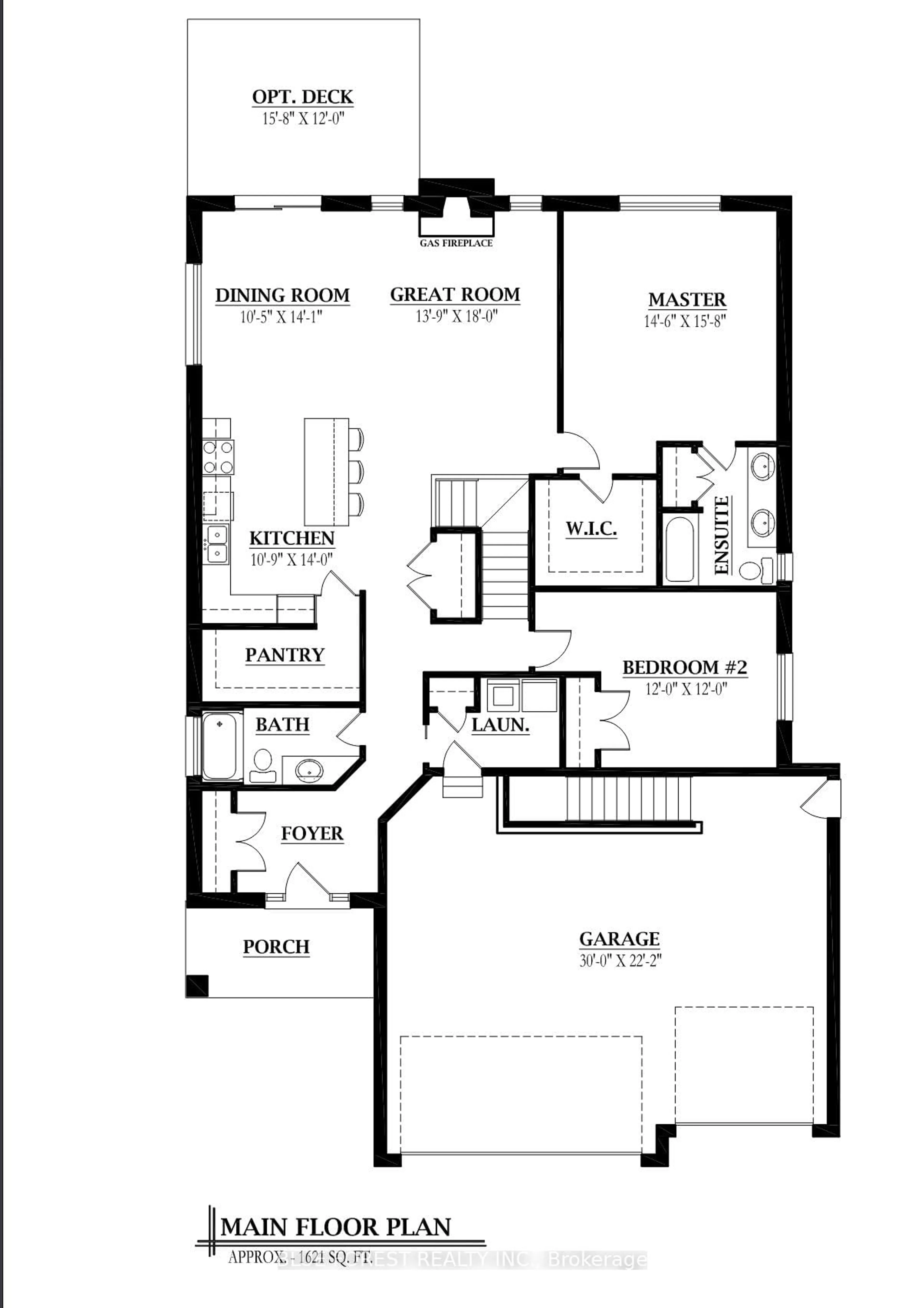 Floor plan for Lot 25 DEMELO Crt, Southwest Middlesex Ontario N0L 1M0