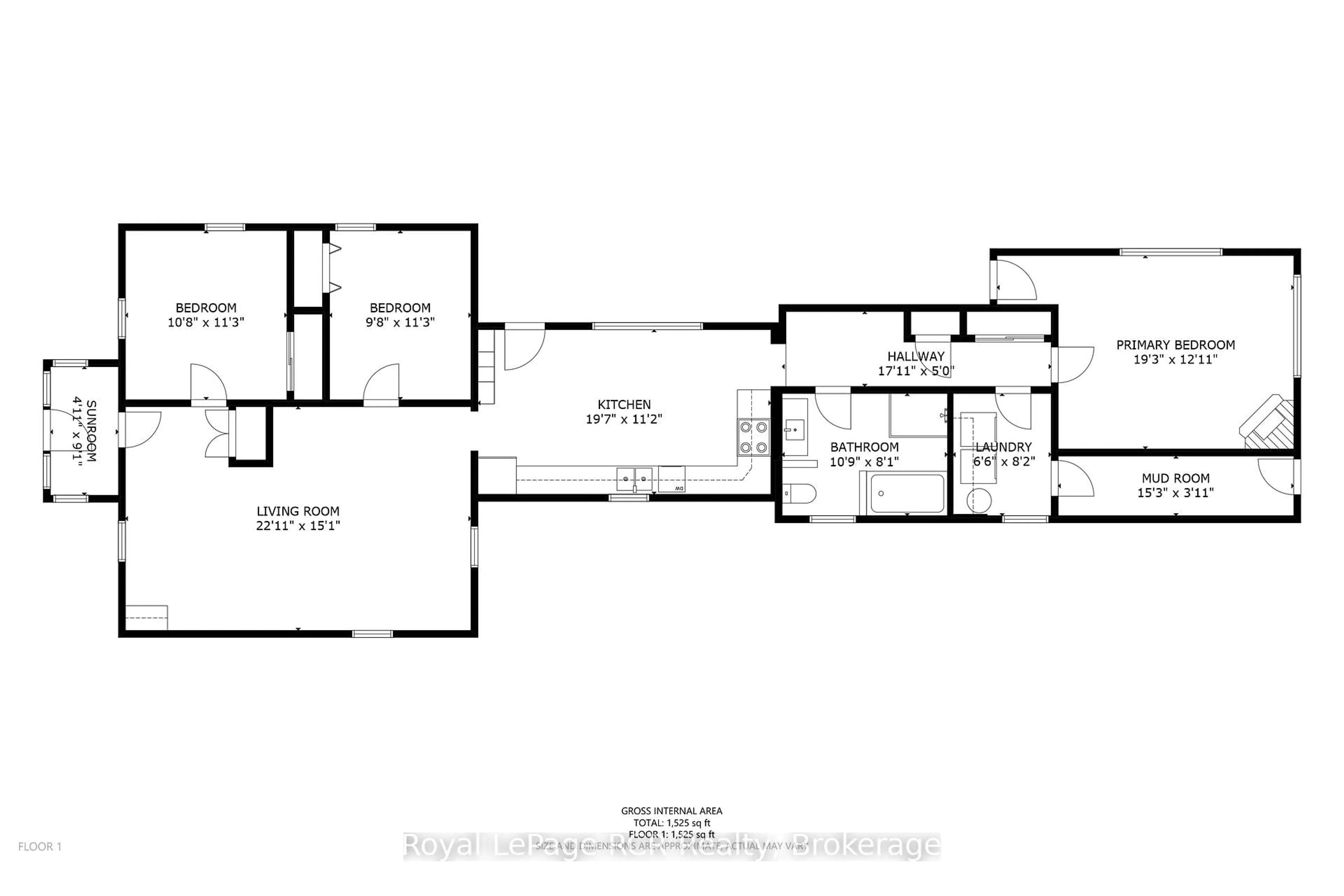 Floor plan for 496 Brown St, South Bruce Peninsula Ontario N0H 2T0