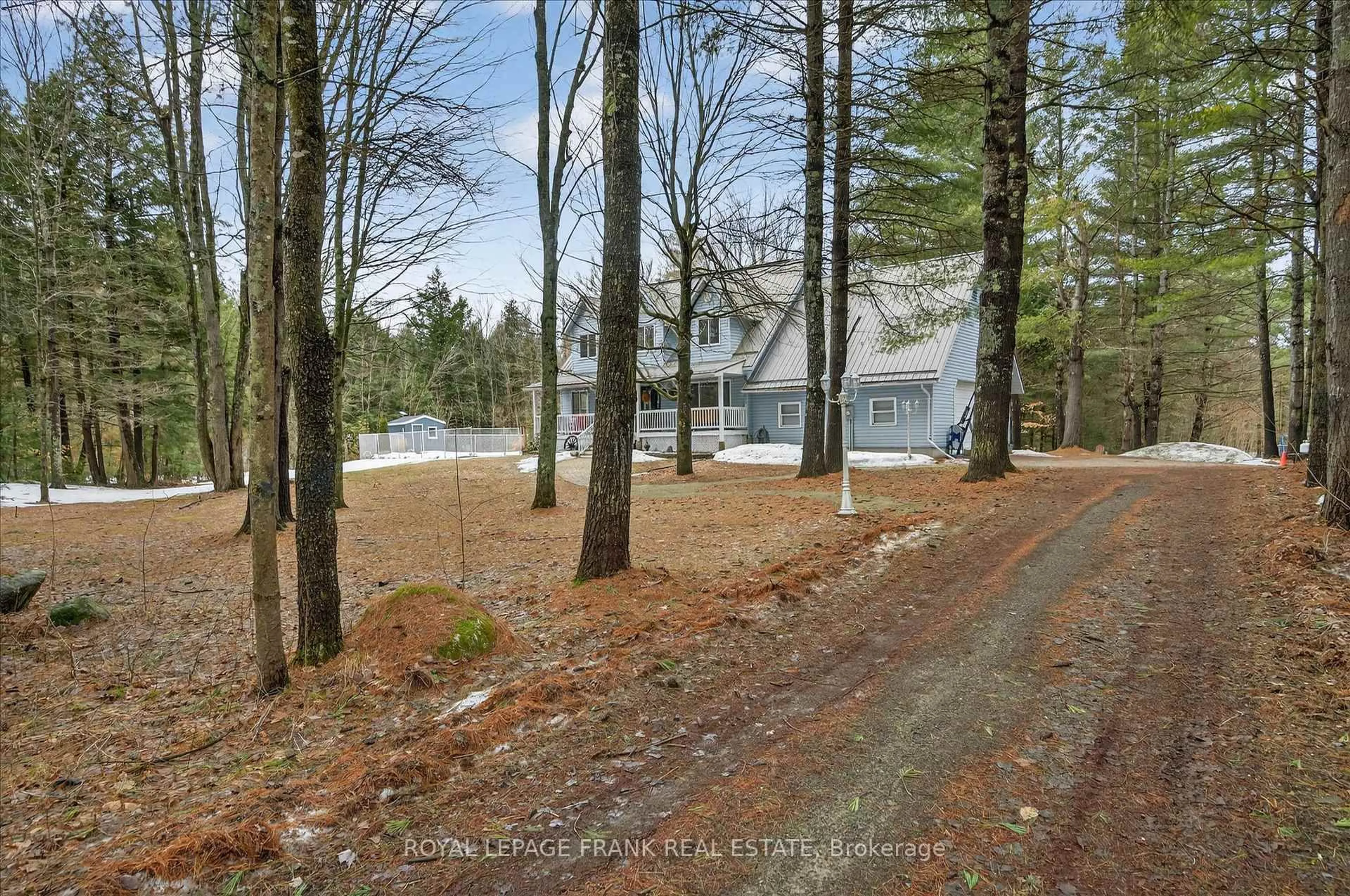 A pic from outside/outdoor area/front of a property/back of a property/a pic from drone, forest/trees view for 177 Flinton Rd, Tweed Ontario K0K 3J0