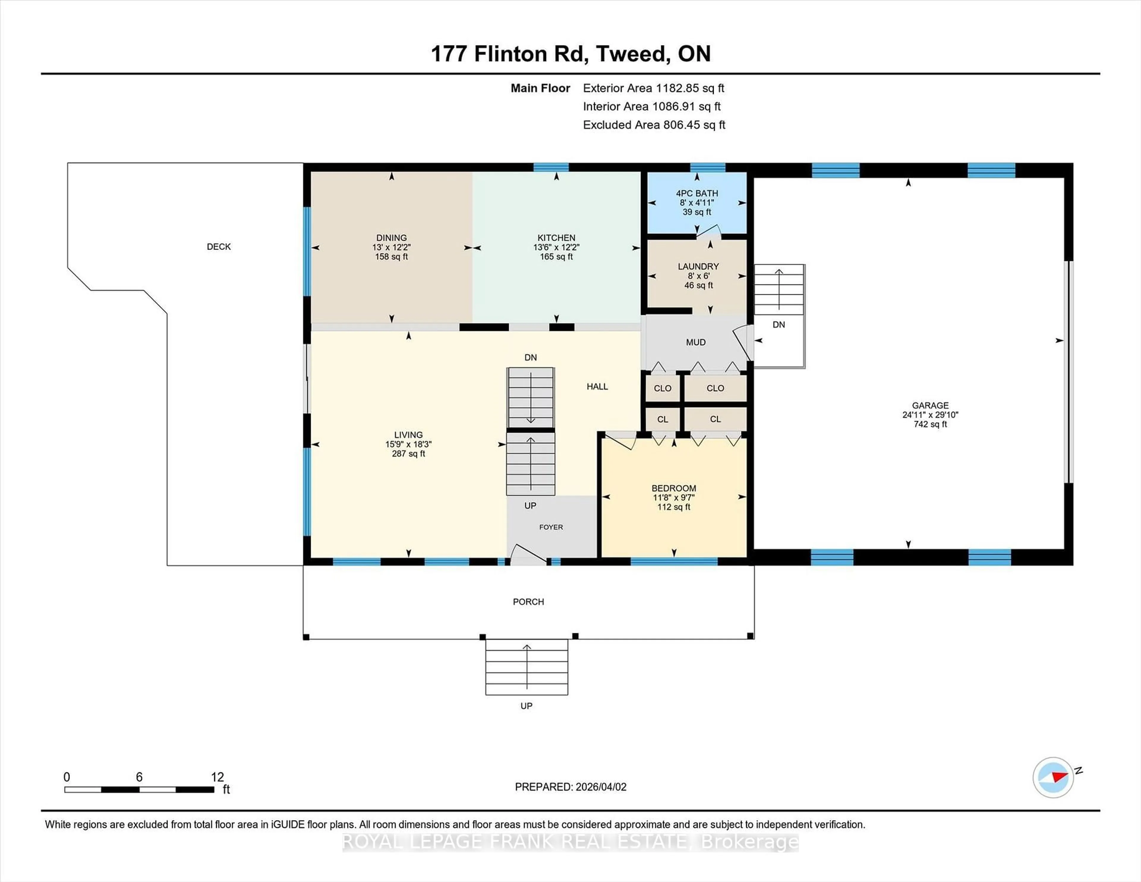 Floor plan for 177 Flinton Rd, Tweed Ontario K0K 3J0