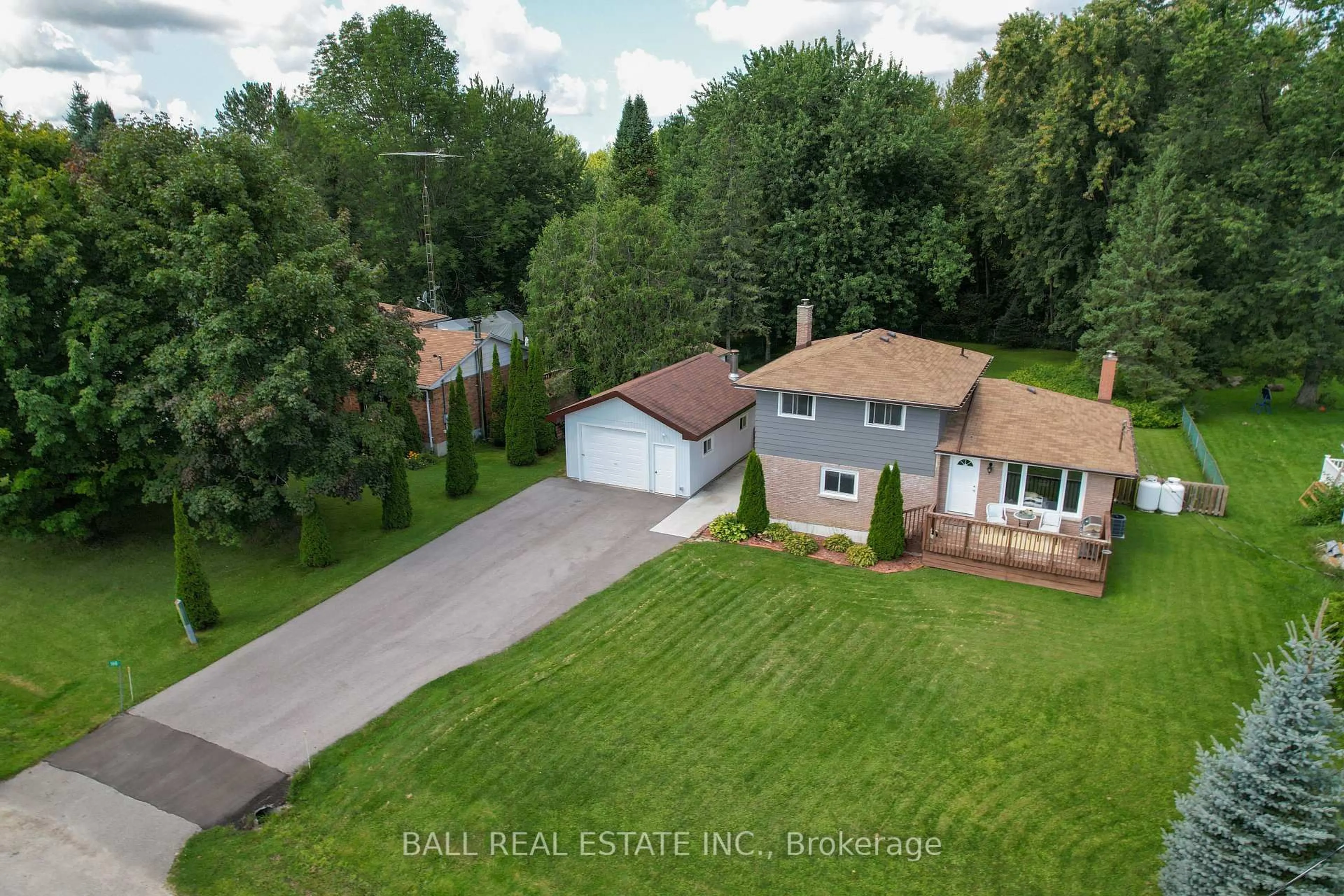 A pic from outside/outdoor area/front of a property/back of a property/a pic from drone, water/lake/river/ocean view for 166 Victoria Dr, Kawartha Lakes Ontario K0M 1G0