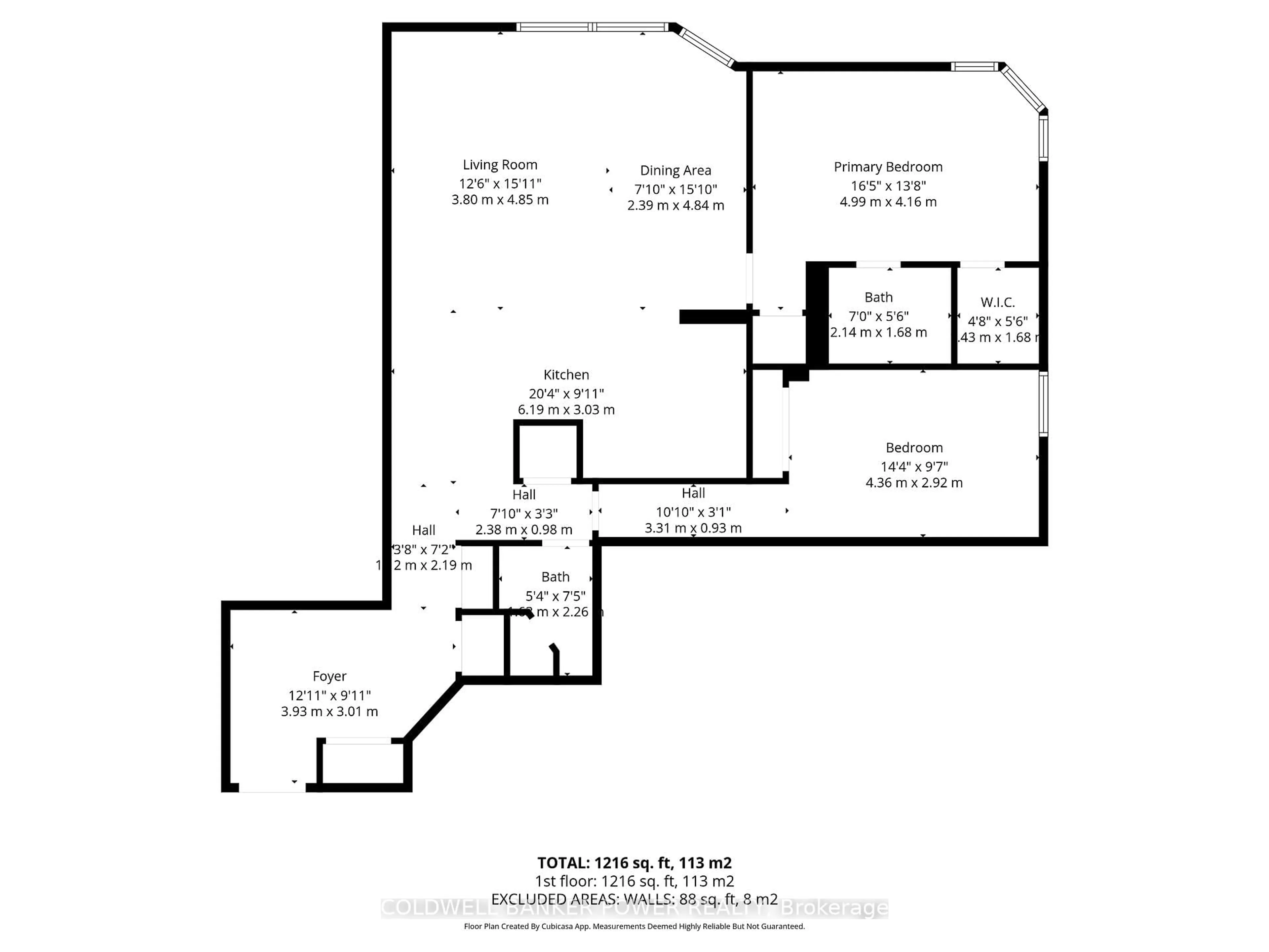 Floor plan for 695 Richmond St #1705, London East Ontario N6A 5M8