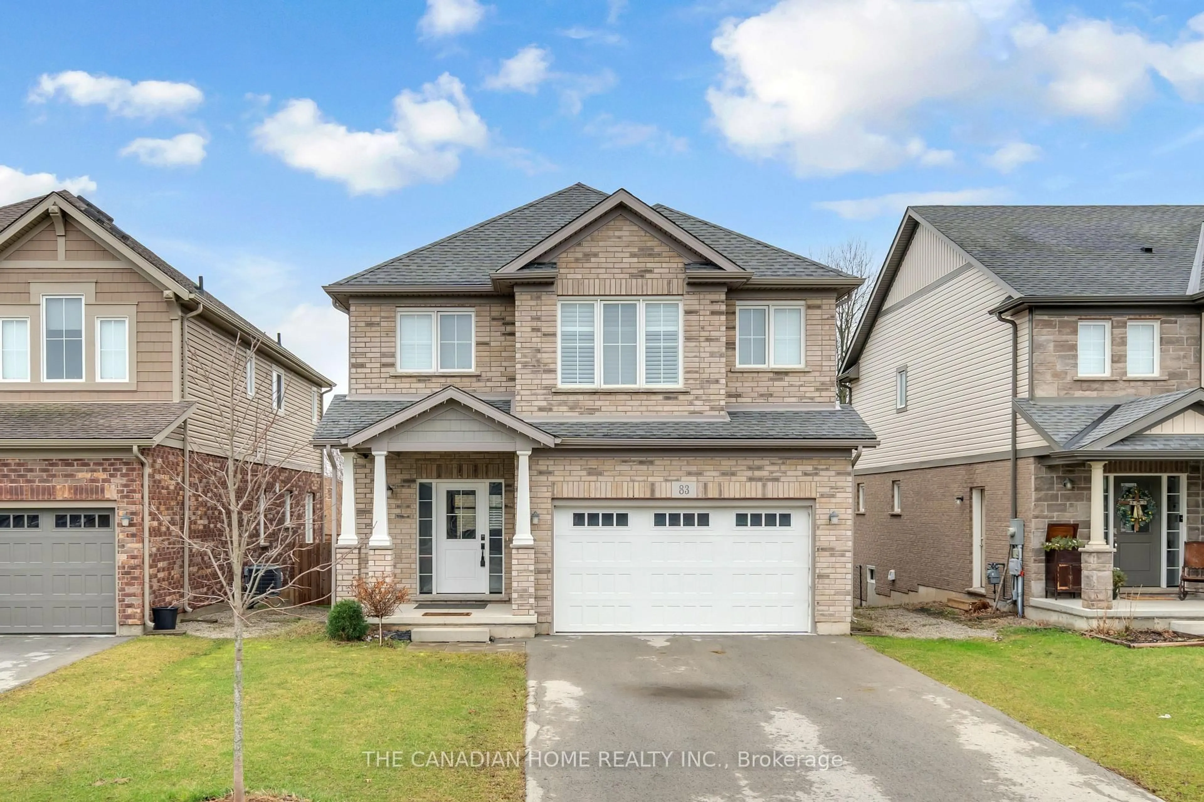 Home with brick exterior material, street for 83 Monarch St, Welland Ontario L3C 0E6