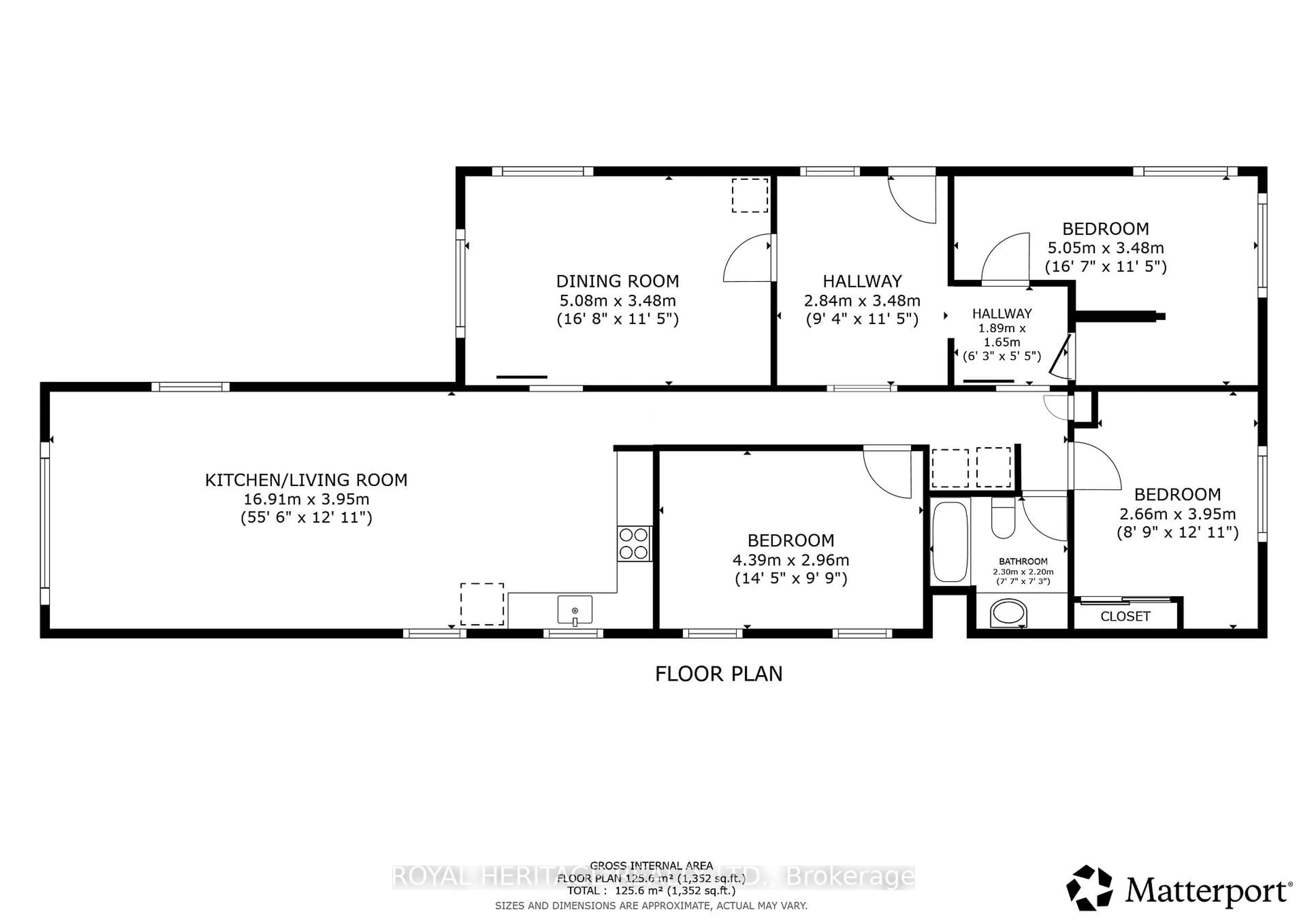 Floor plan for 16 Fenelon Way, Kawartha Lakes Ontario K9V 4R1