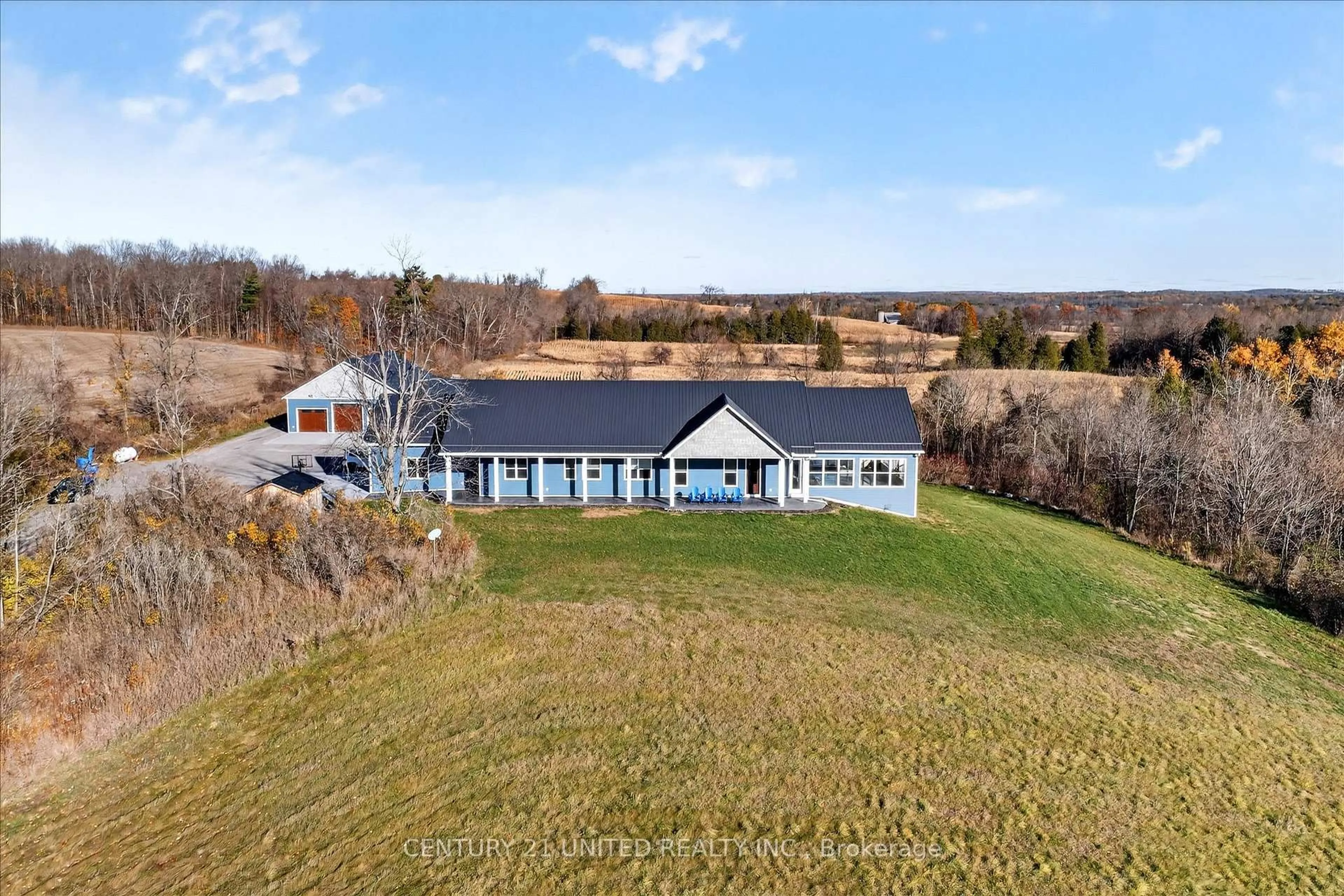 A pic from outside/outdoor area/front of a property/back of a property/a pic from drone, unknown for 1717 Asphodel 10th Line, Asphodel-Norwood Ontario K0L 2V0