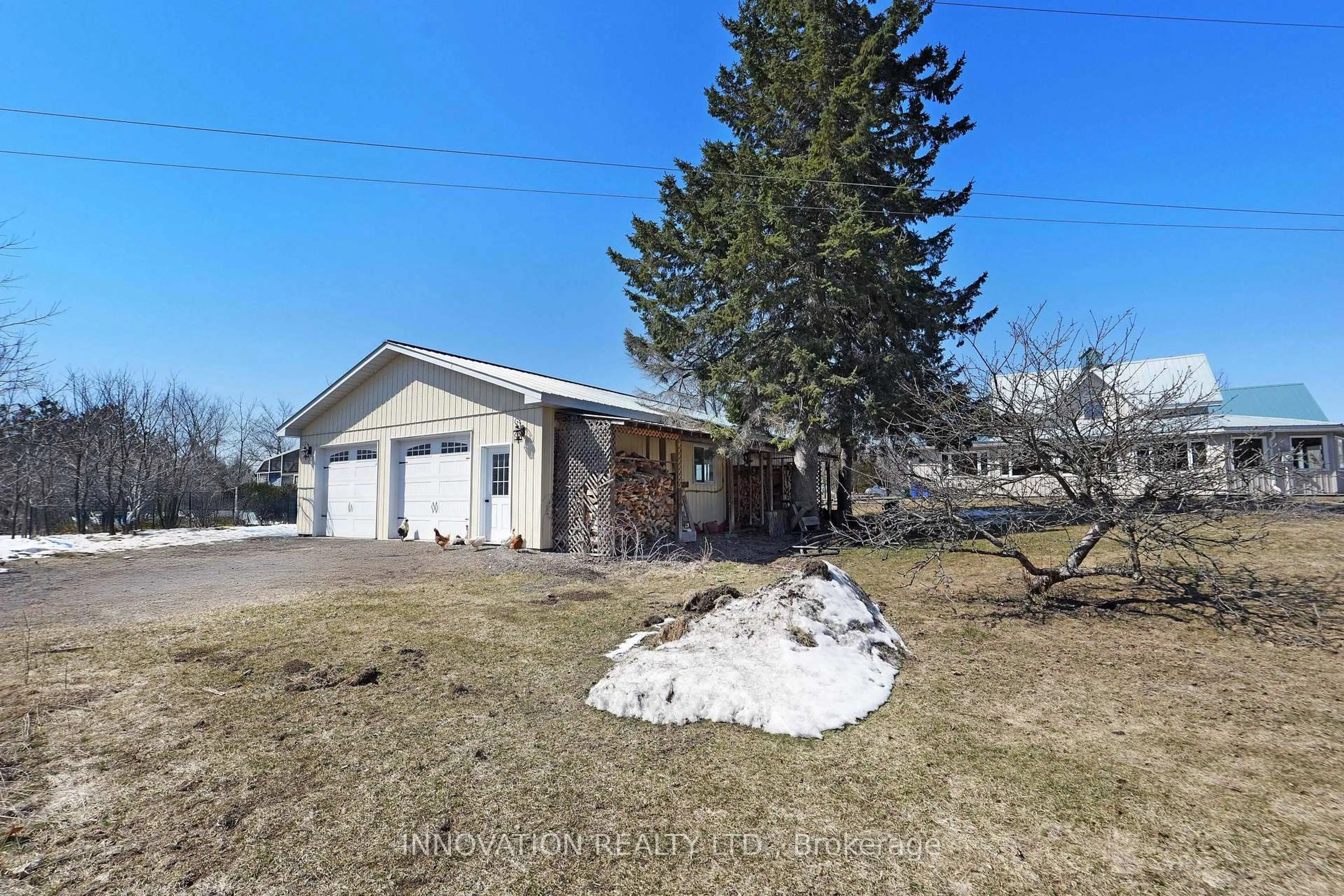 A pic from outside/outdoor area/front of a property/back of a property/a pic from drone, street for 6972 Gallagher Rd, North Gower Ontario K0A 2T0