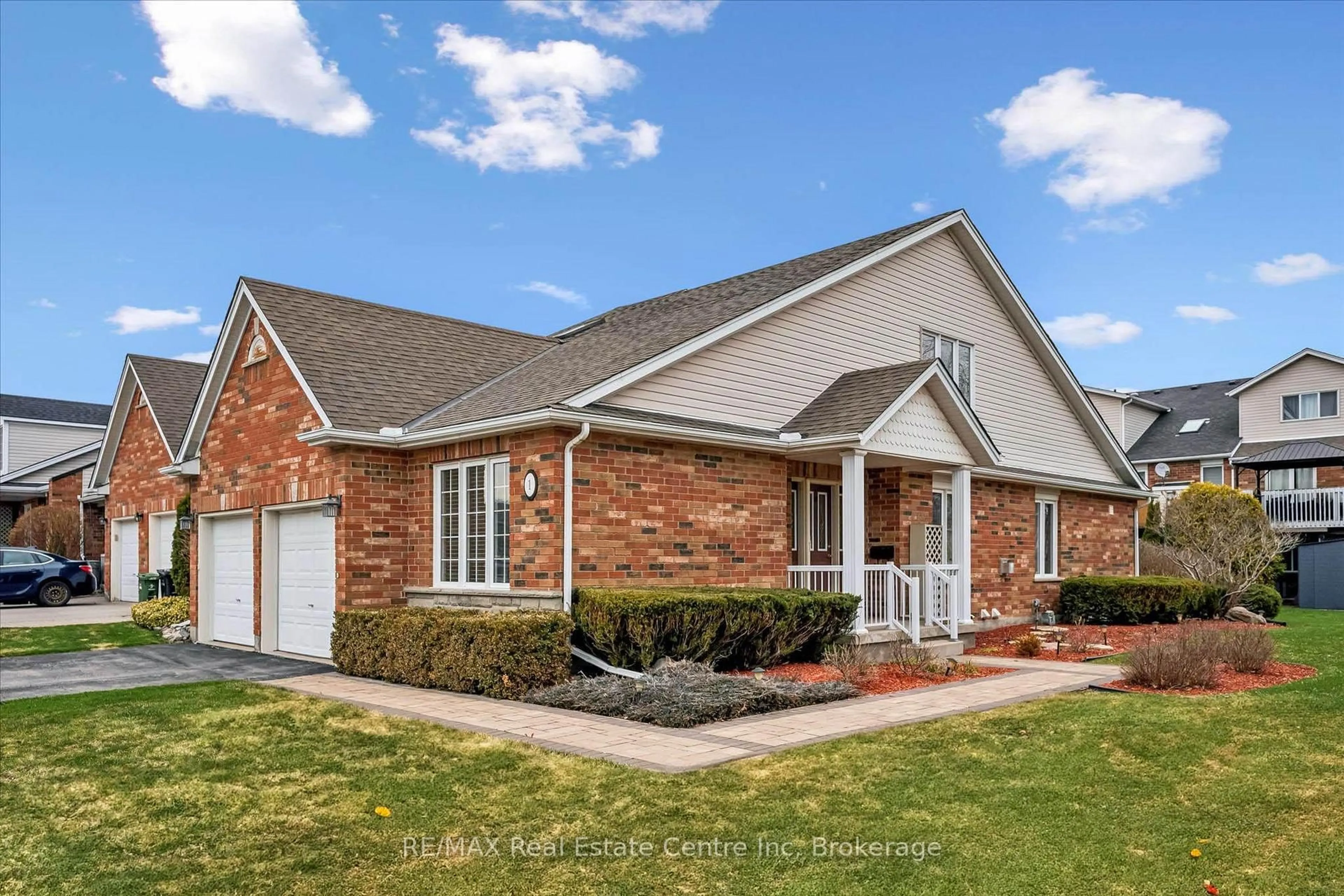 Home with brick exterior material, street for 1 Thornton St, Guelph Ontario N1E 7B4