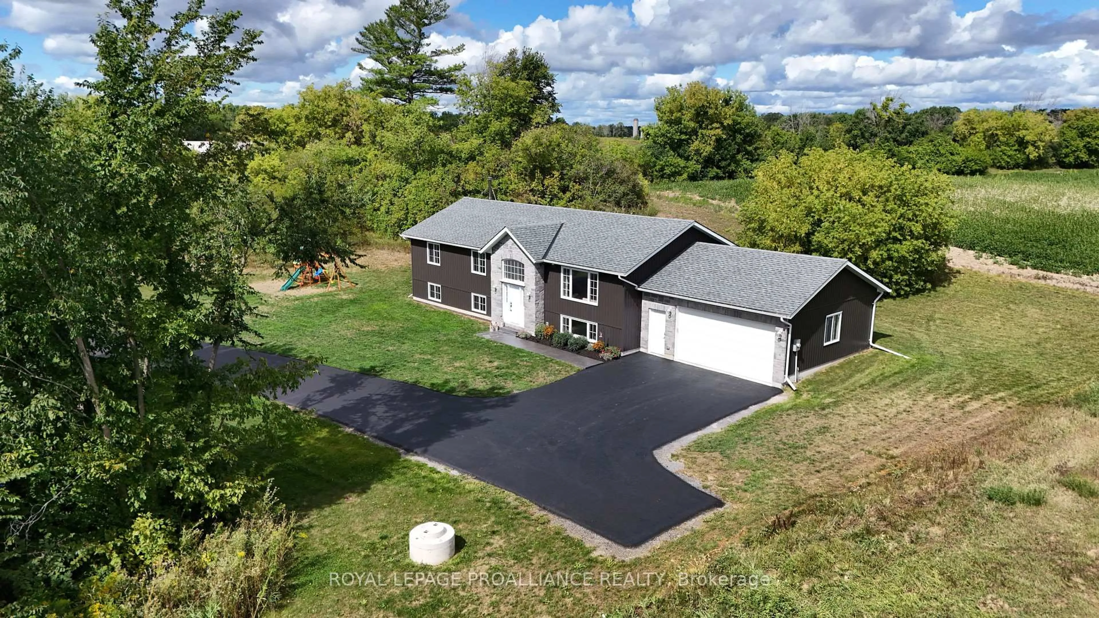 A pic from outside/outdoor area/front of a property/back of a property/a pic from drone, street for 426 Free Rd, Hastings Ontario K0K 2C0