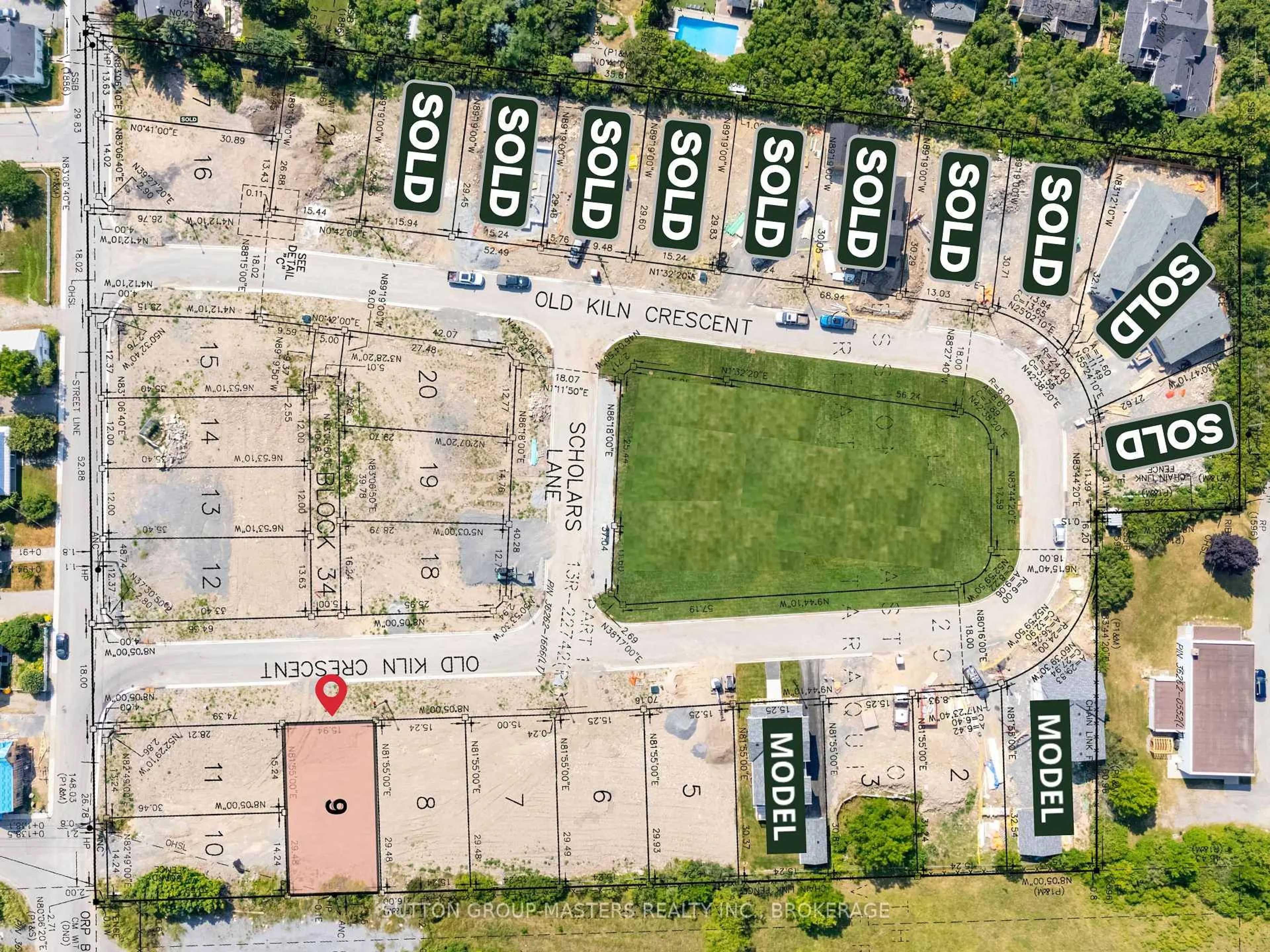 A pic from outside/outdoor area/front of a property/back of a property/a pic from drone, street for 296 Old Kiln Cres, Kingston Ontario K7K 0L7