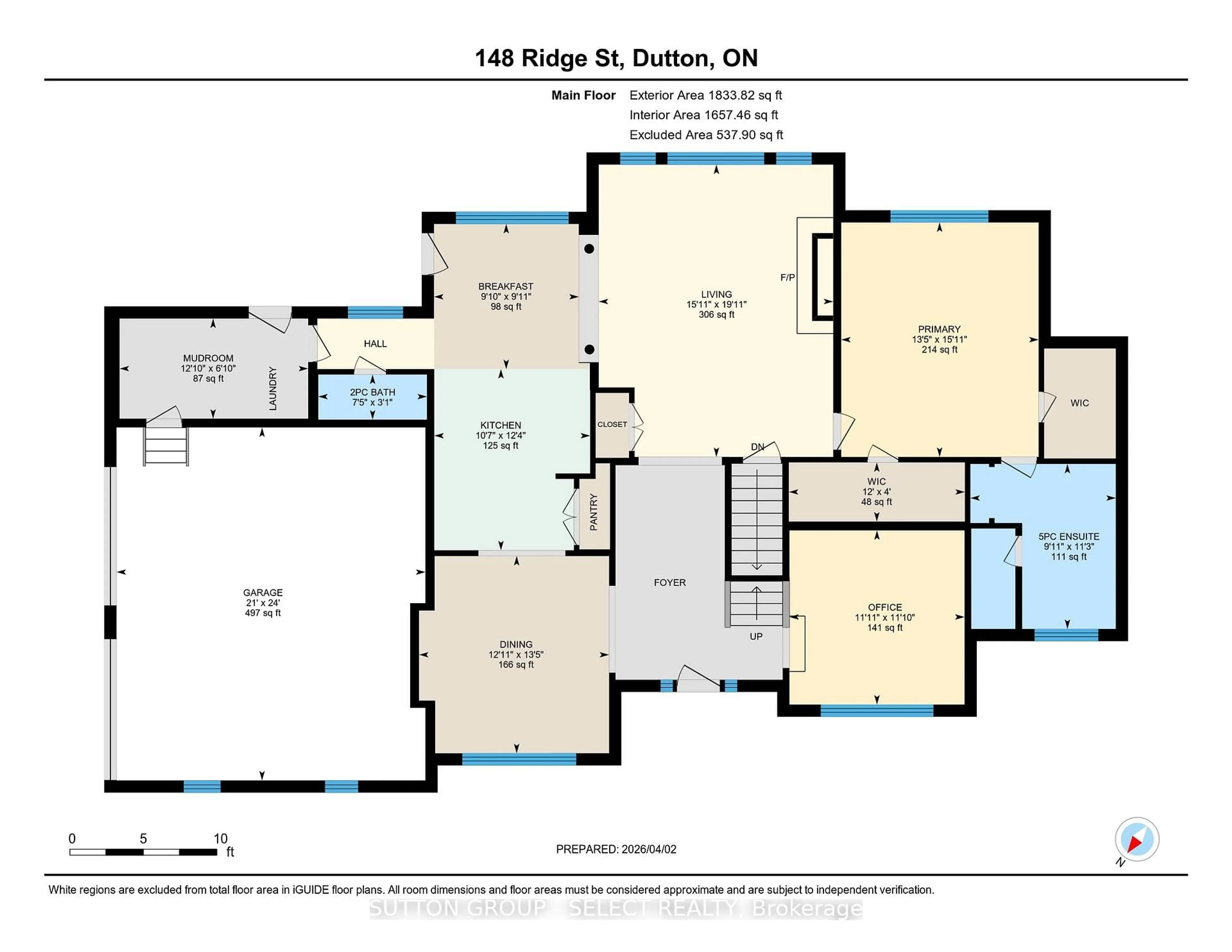 Floor plan for 148 Ridge St, Dutton/Dunwich Ontario N0L 1J0