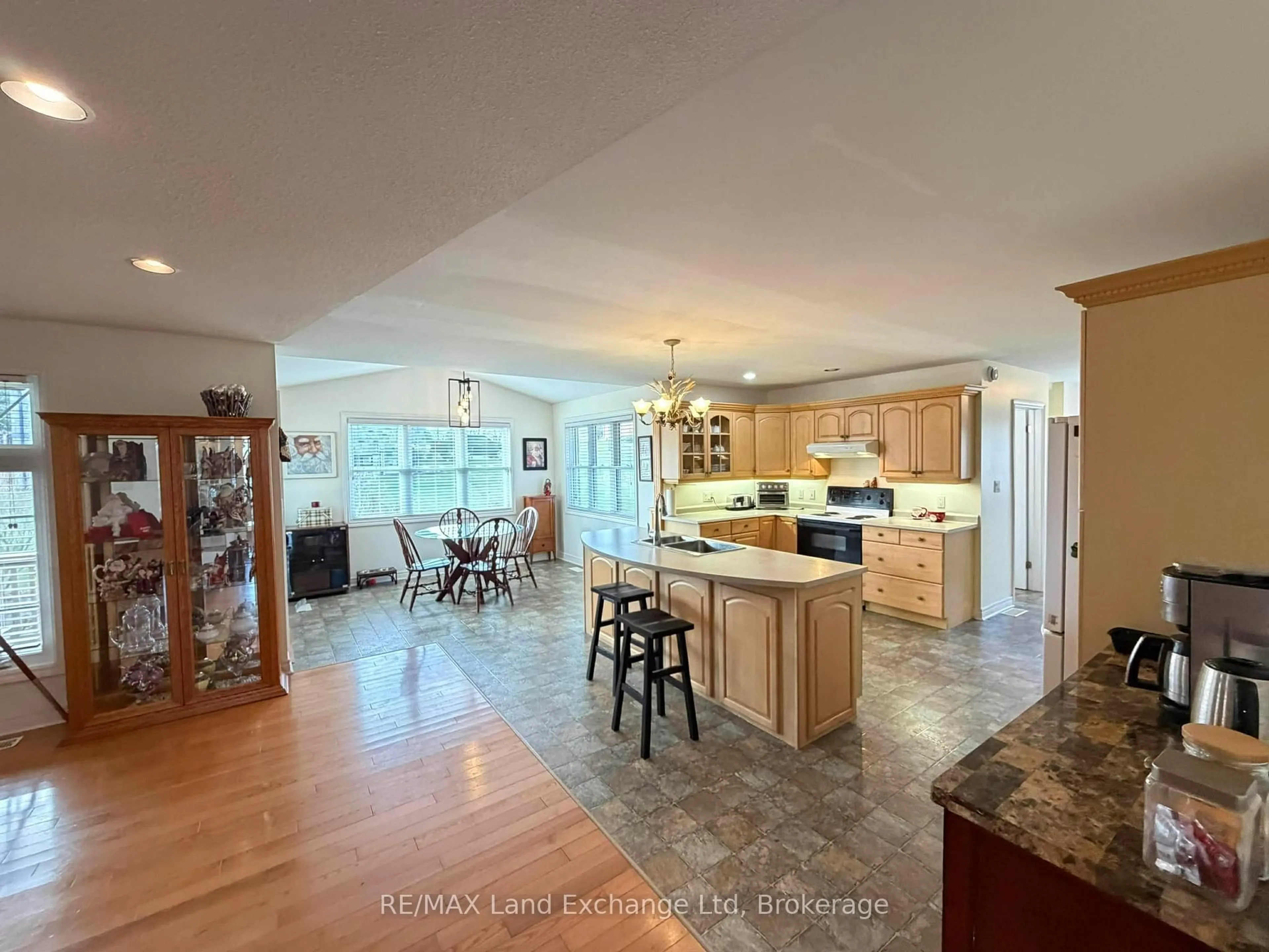 Open concept kitchen, ceramic/tile floor for 122 James St, Arran-Elderslie Ontario N0G 2N0