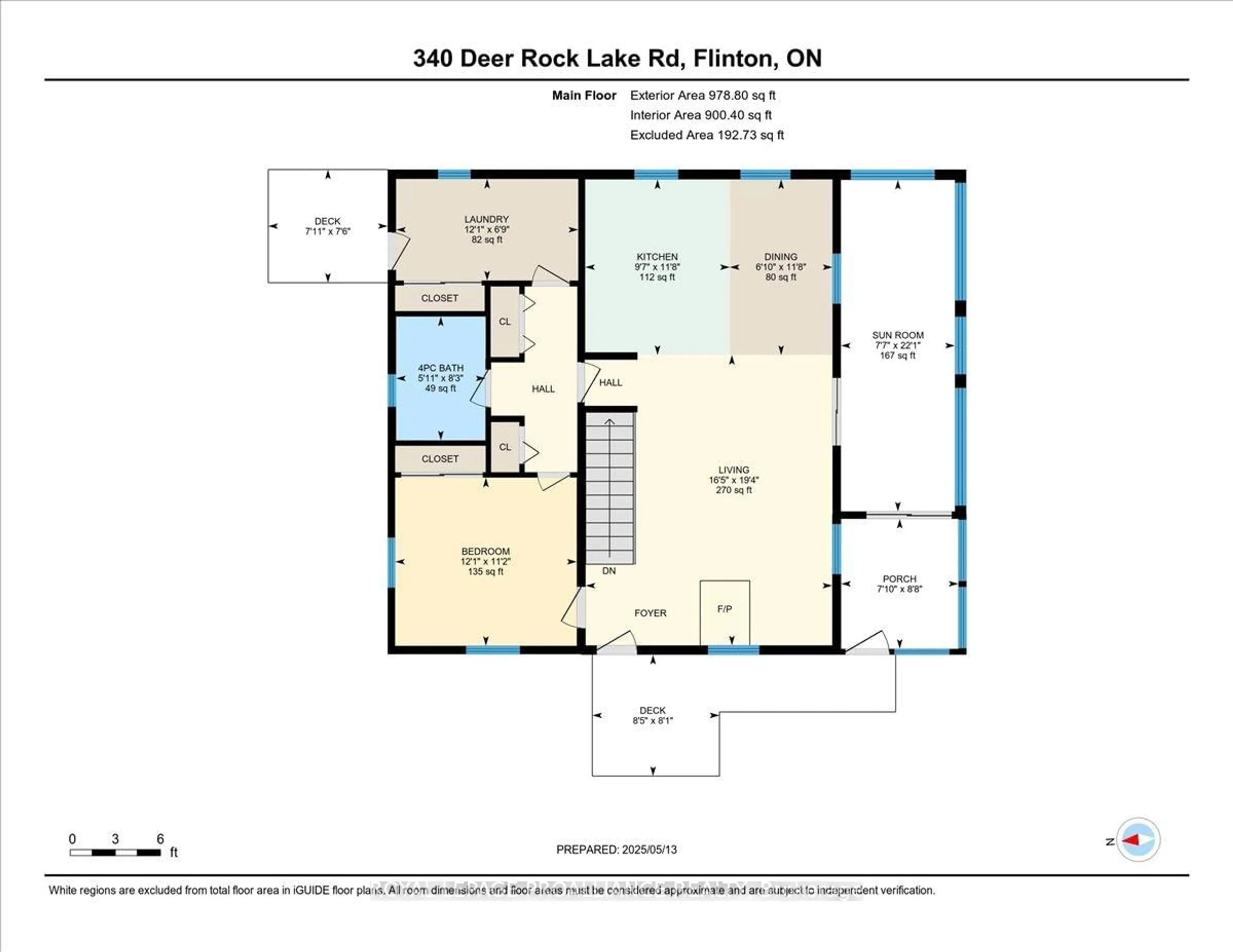 Floor plan for 340 Deer Rock Lake Rd, Kaladar Ontario K0H 1P0
