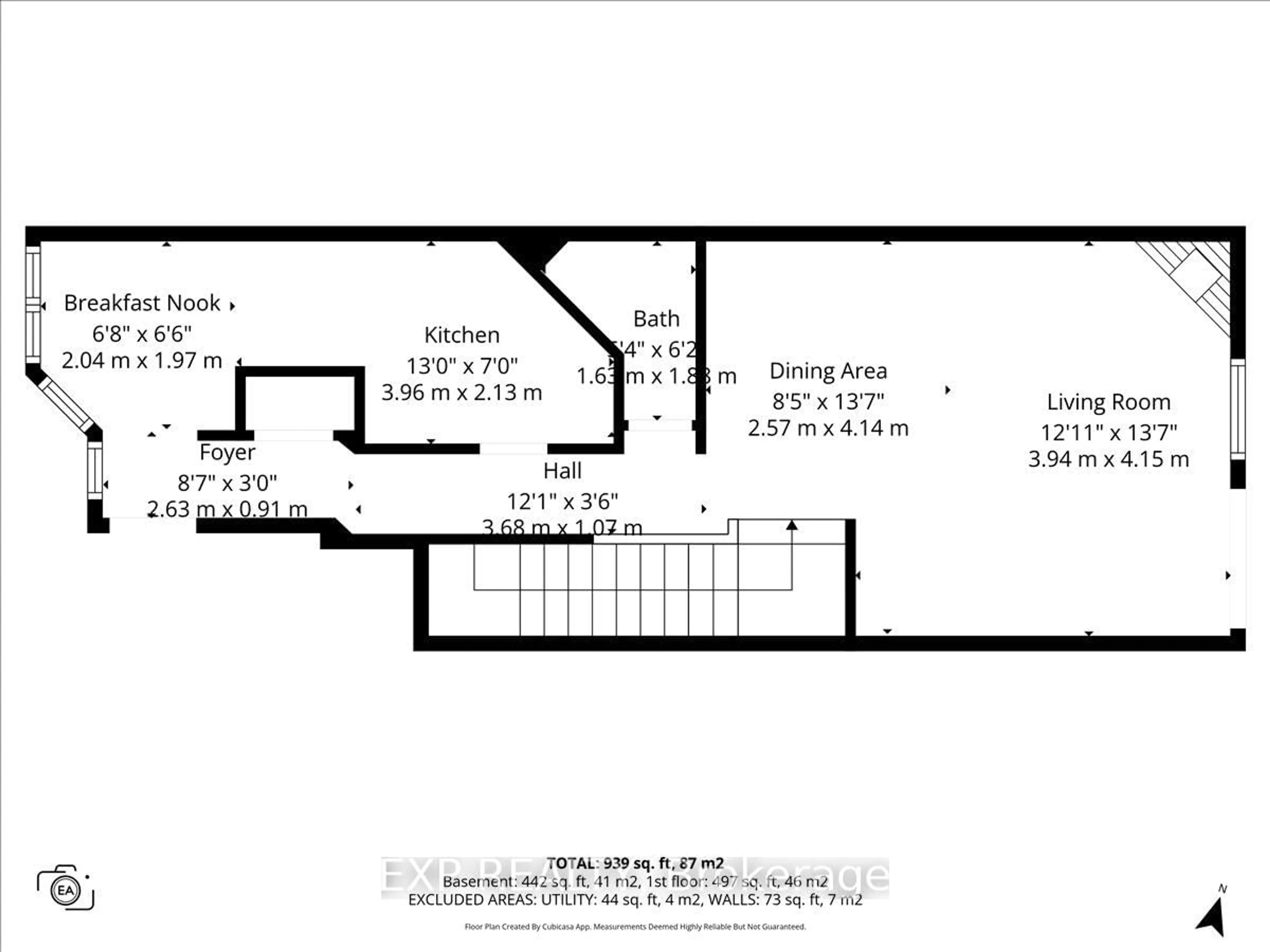 Floor plan for 6287 Tealwood Pl, Ottawa Ontario K1C 7J9