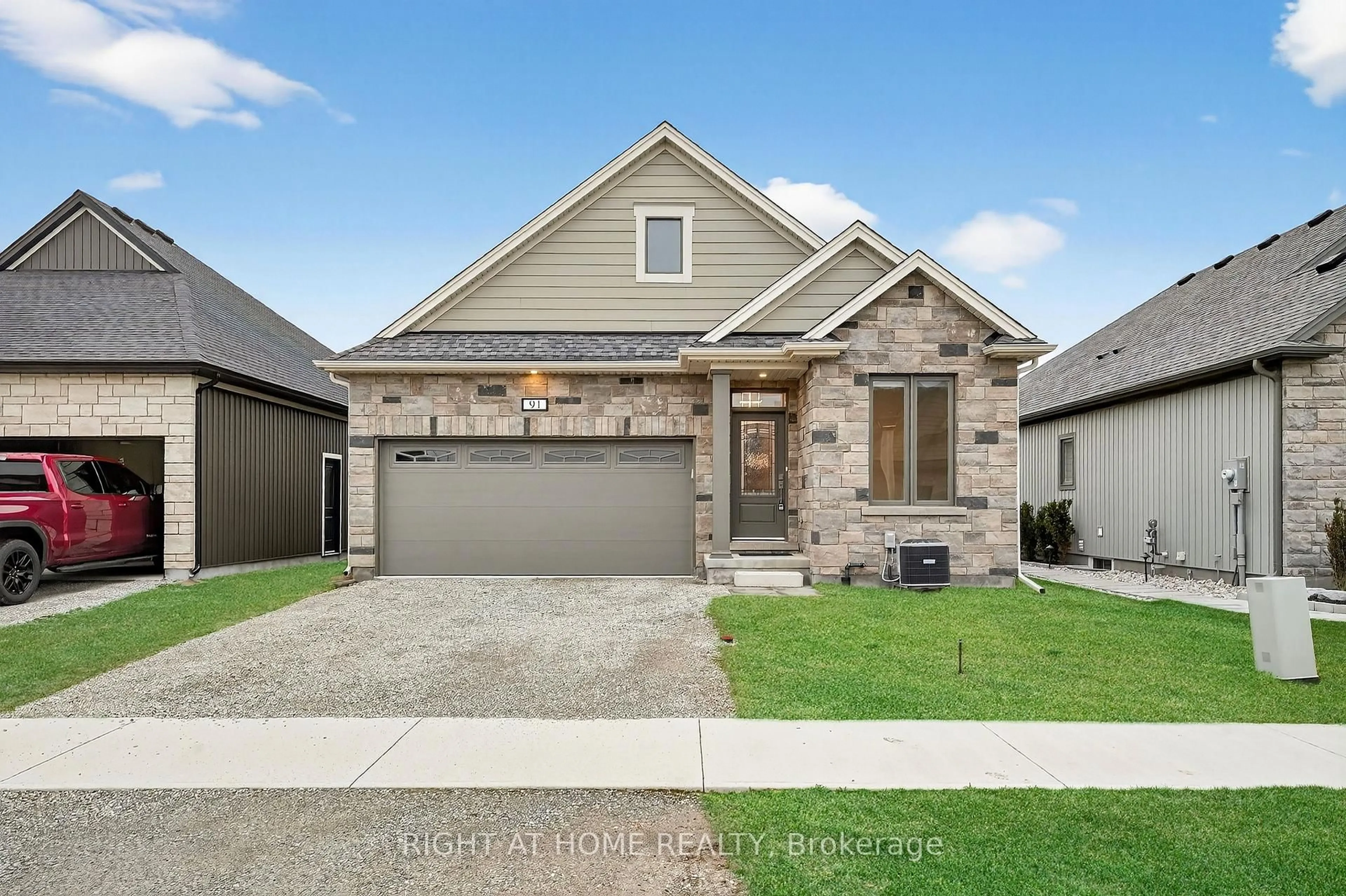 Home with brick exterior material, street for 91 Homestead Dr, Niagara-on-the-Lake Ontario L0S 1J0