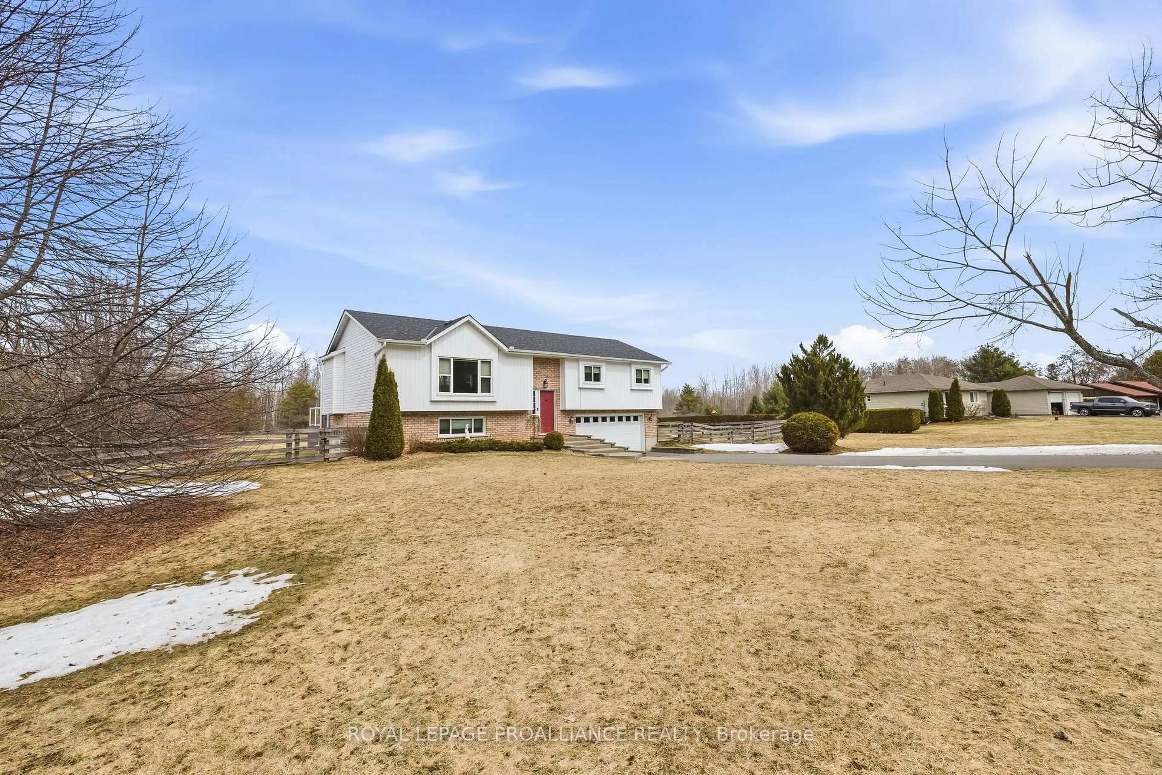 A pic from outside/outdoor area/front of a property/back of a property/a pic from drone, street for 1478 Cedar Valley Rd, Cavan Monaghan Ontario K0L 1V0