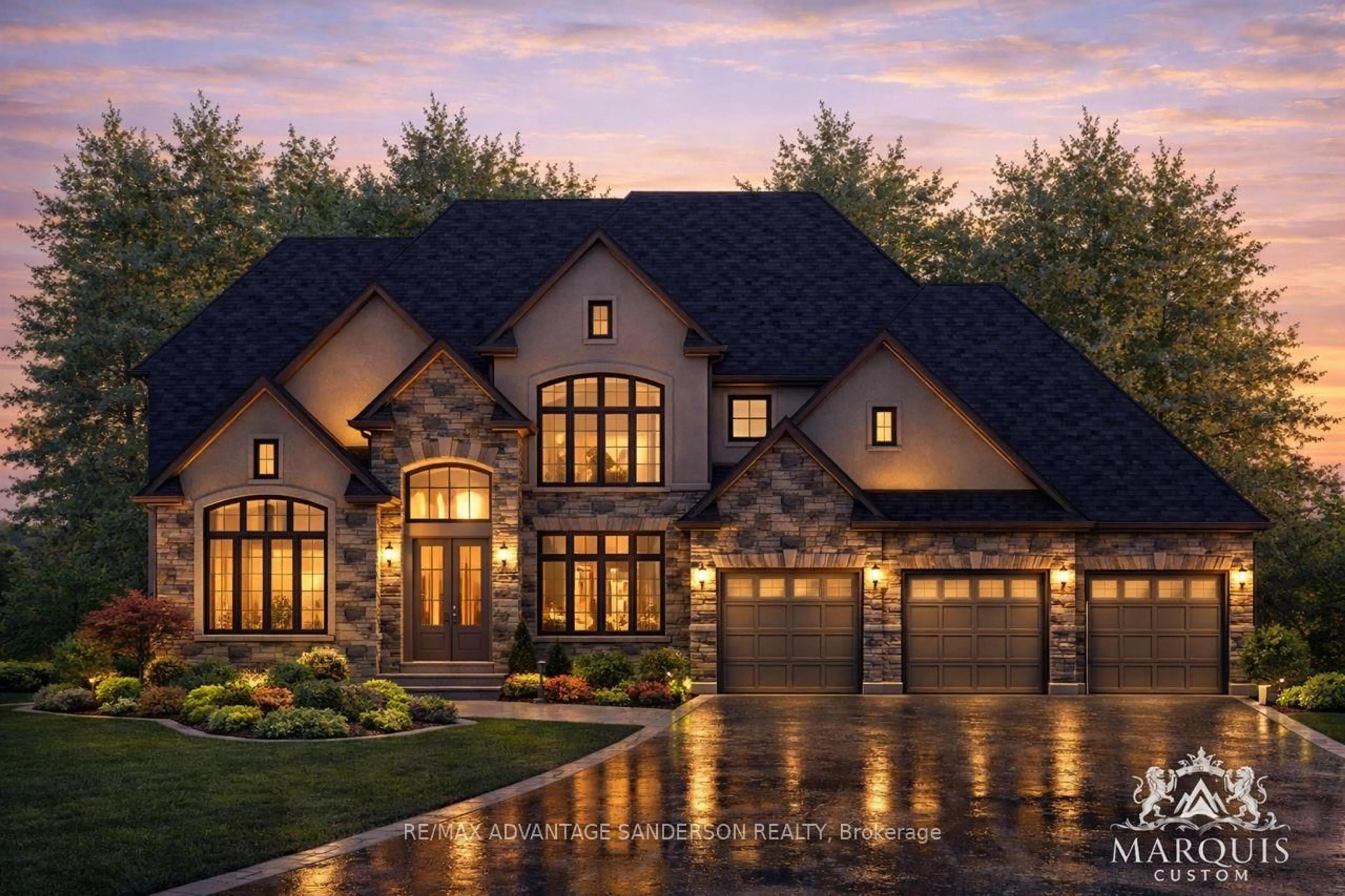 Home with brick exterior material, mountain view for Lot 9 Bowling Green Dr, Middlesex Centre Ontario N0M 2A0