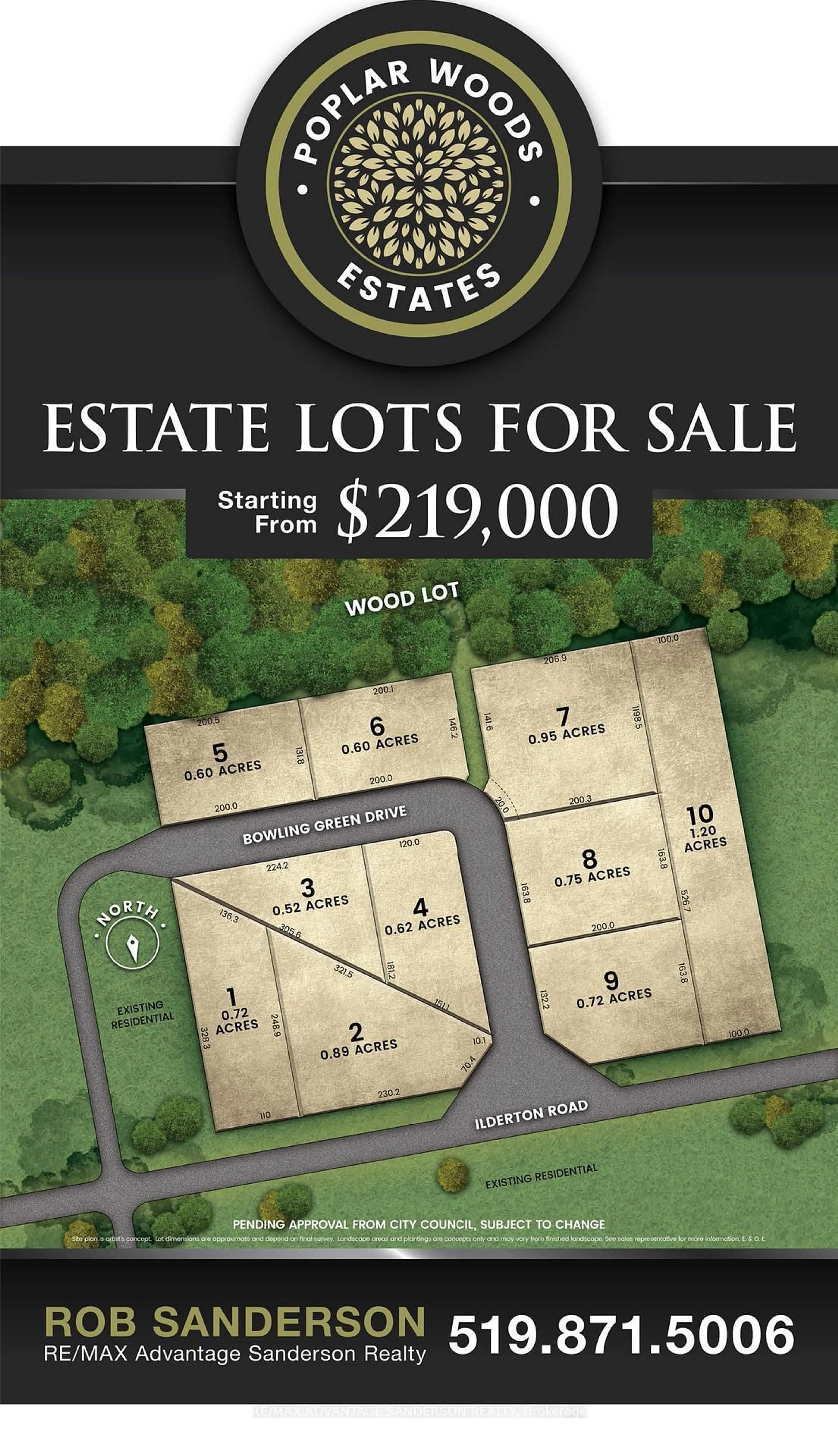 Floor plan for Lot 9 Bowling Green Dr, Middlesex Centre Ontario N0M 2A0