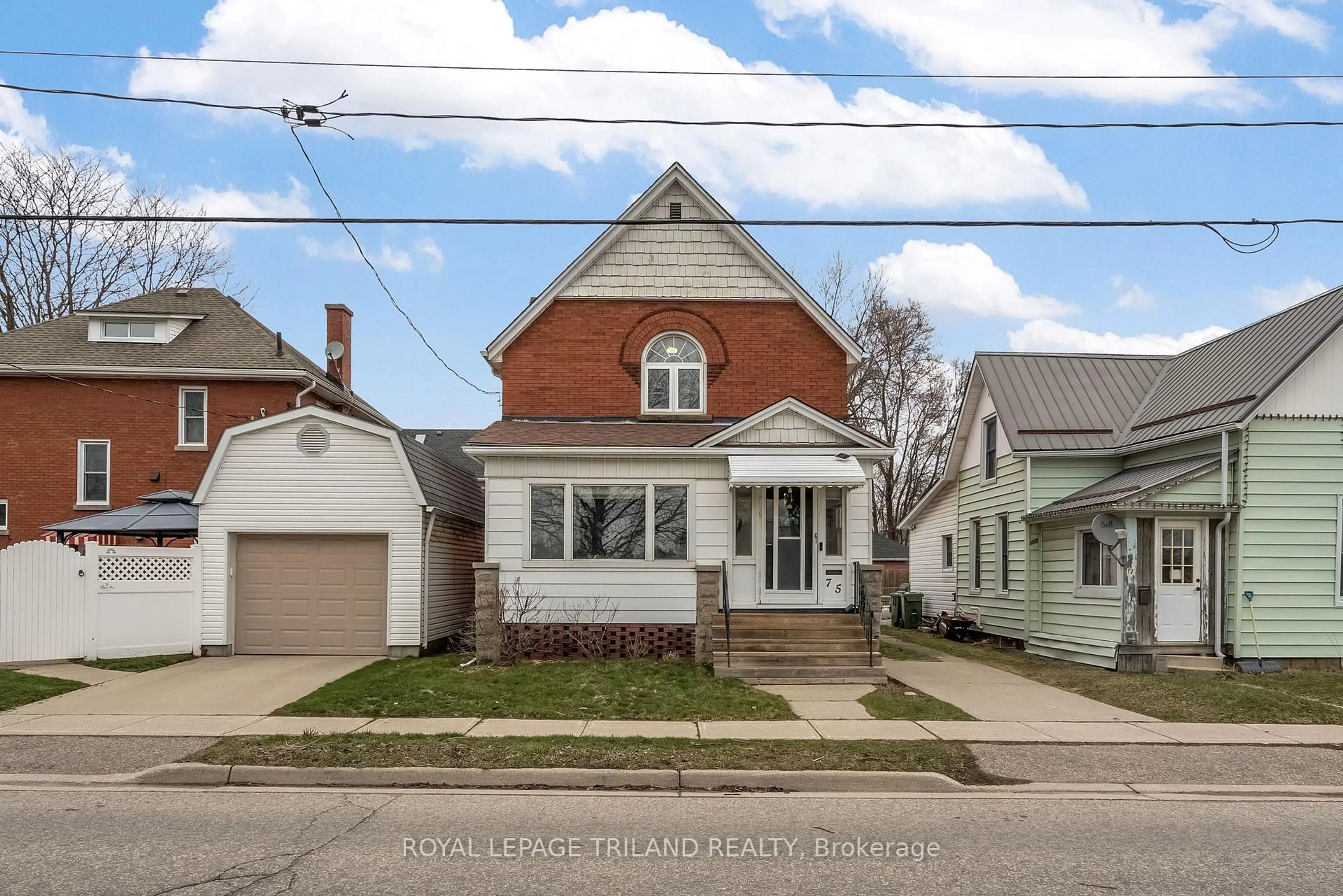 Home with brick exterior material, street for 75 CHESTER St, St. Thomas Ontario N5R 1V7