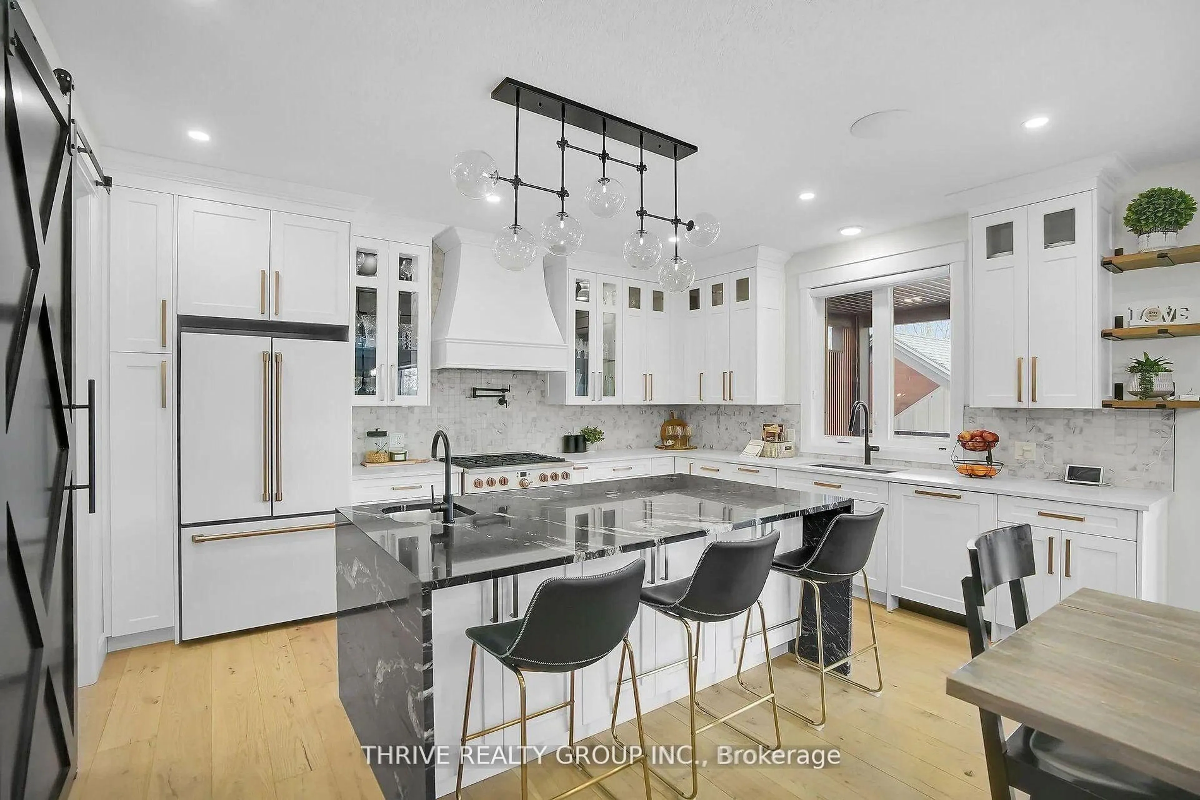 Open concept kitchen, ceramic/tile floor for 862 Lunar Dr, London North Ontario N6G 3X9