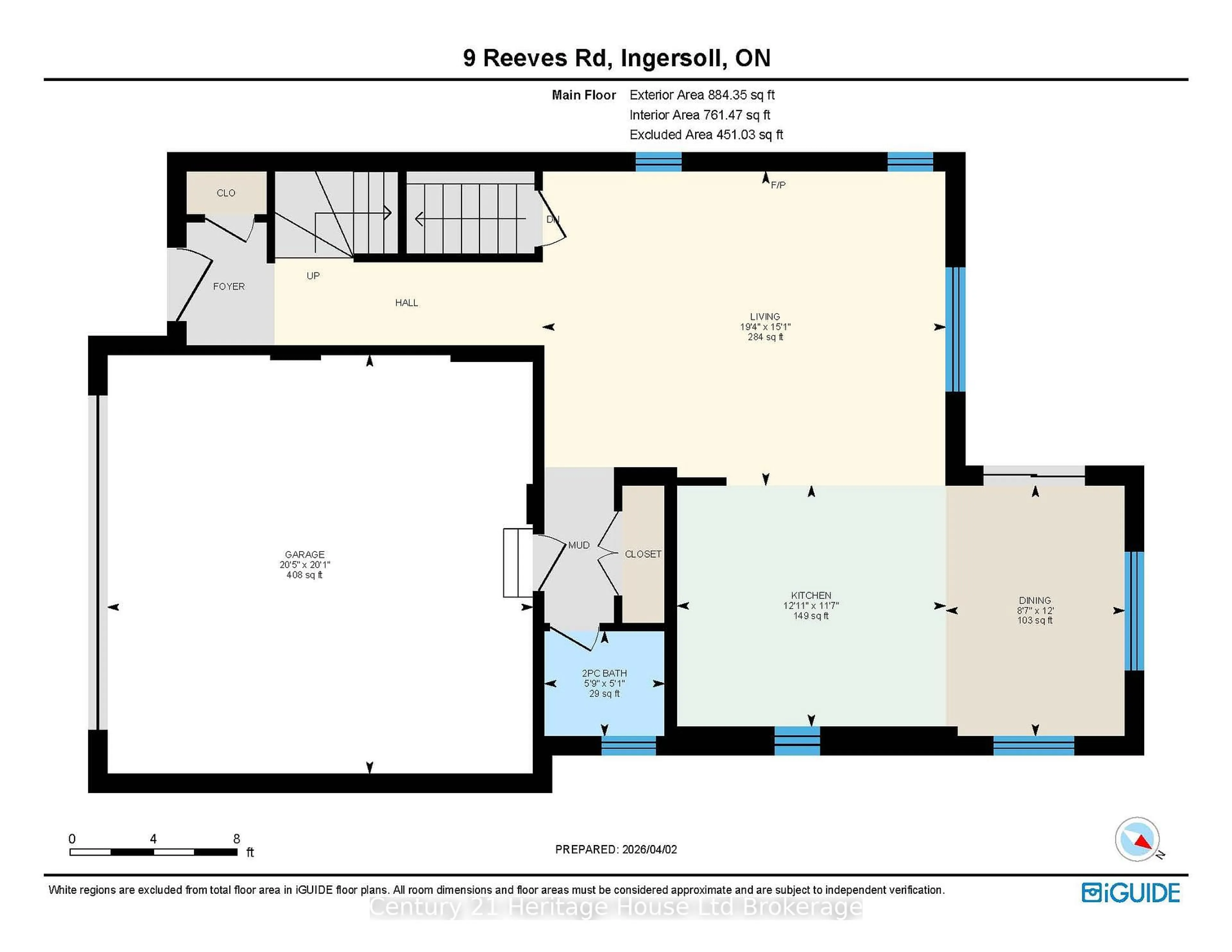 Floor plan for 9 Reeves Rd, Ingersoll Ontario N5C 0E1