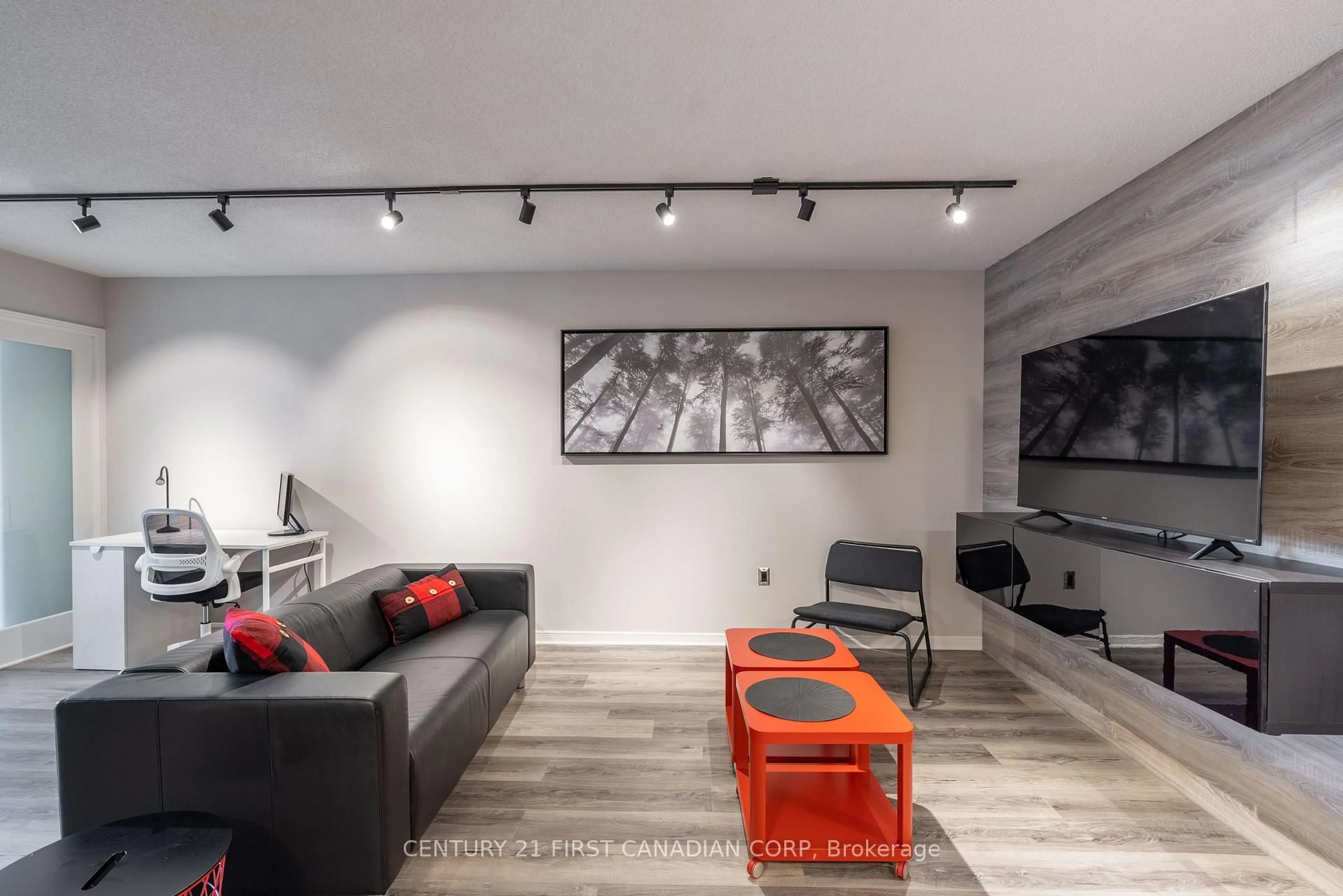 Living room with furniture, unknown for 695 Richmond St #1604, London East Ontario N6A 5M8