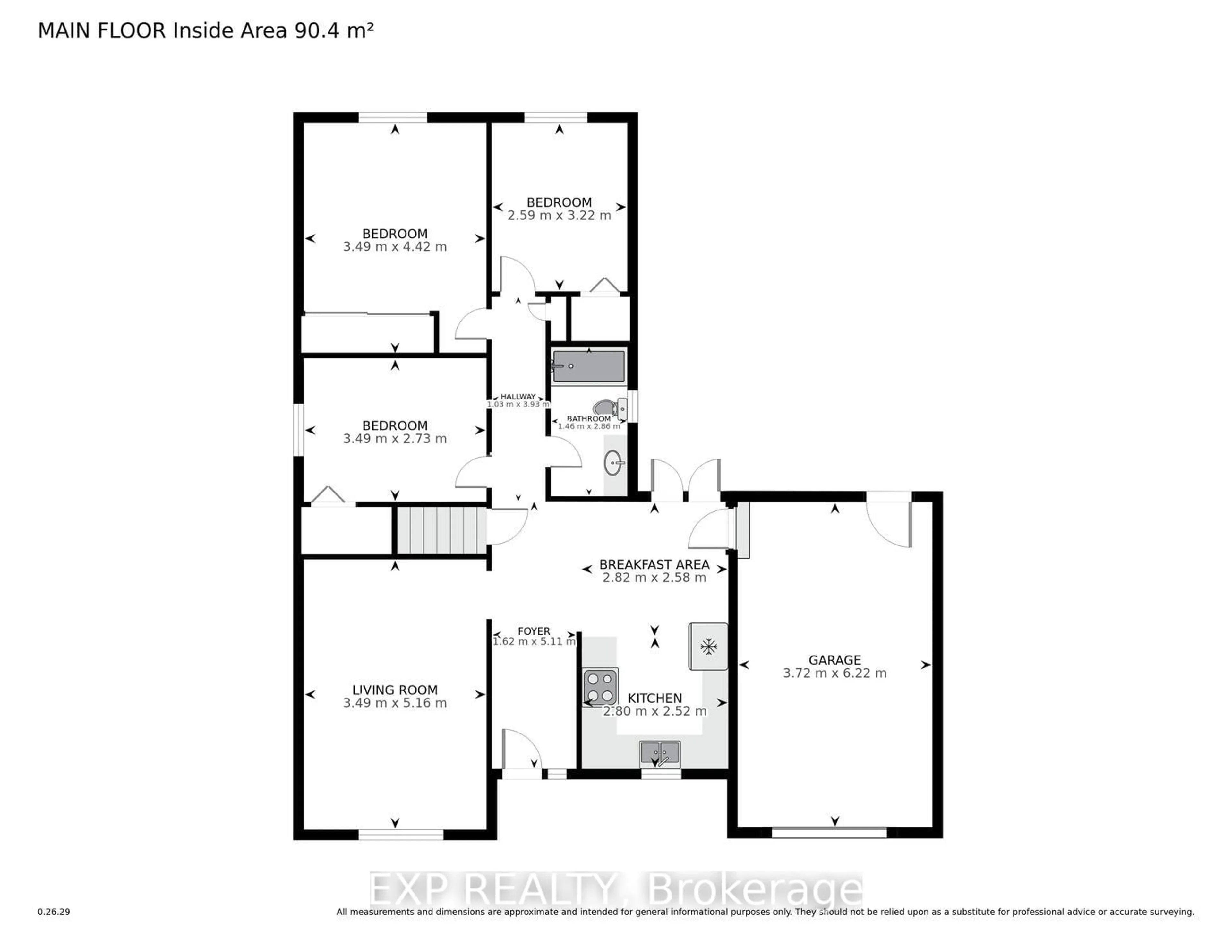 Floor plan for 494 Lansdowne Ave, Woodstock Ontario N4T 1J6