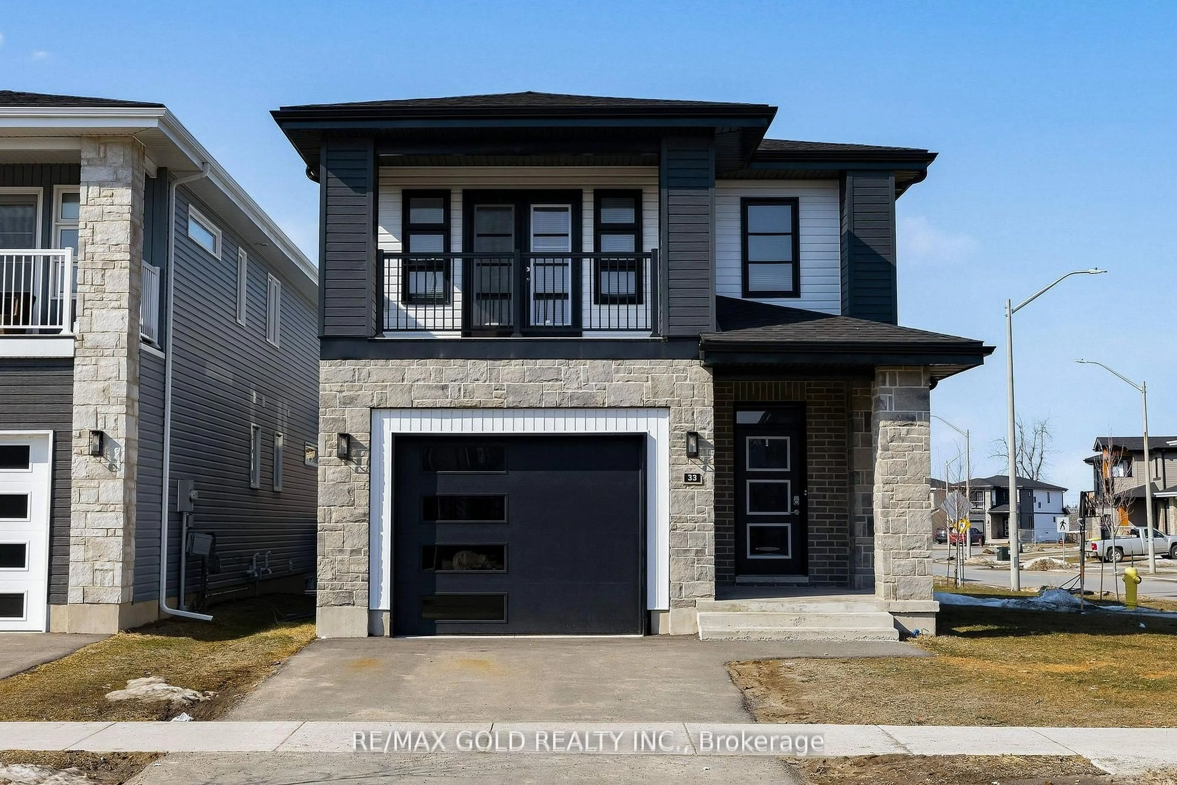 Home with brick exterior material, street for 33 Walden Pond Dr, Loyalist Ontario K7N 0E7